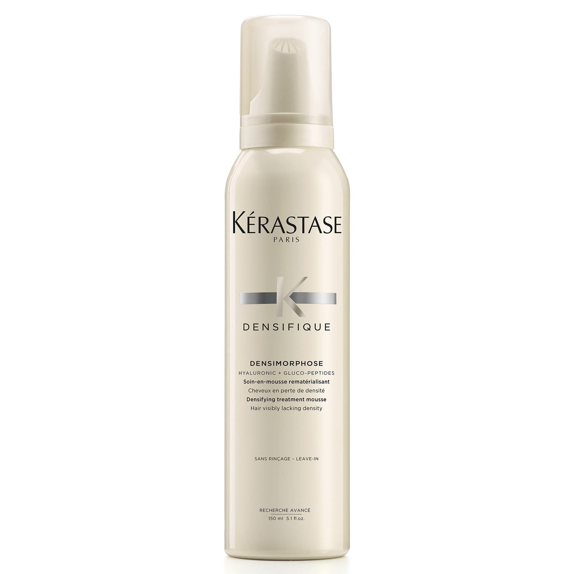 KERASTASE Densifique Densimorphose Hair Mousse | Volumizing & Thickening Styling Mousse | Adds Shine | With Hyaluronic Acid | Fo