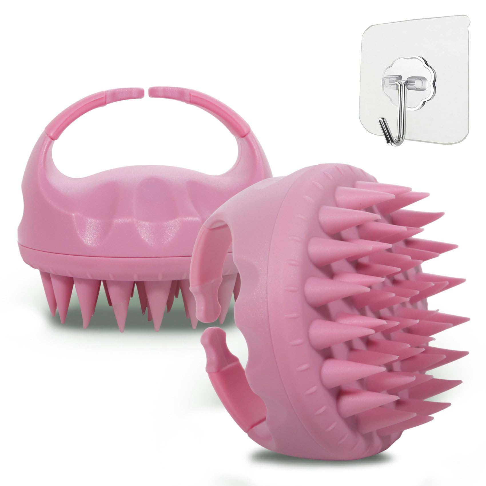 WIGI Hair Scalp Massager with Gift Set, Scalp Scrubber for Hair Growth & Dandruff Removal, Shampoo Brush with Soft Silicone Bris
