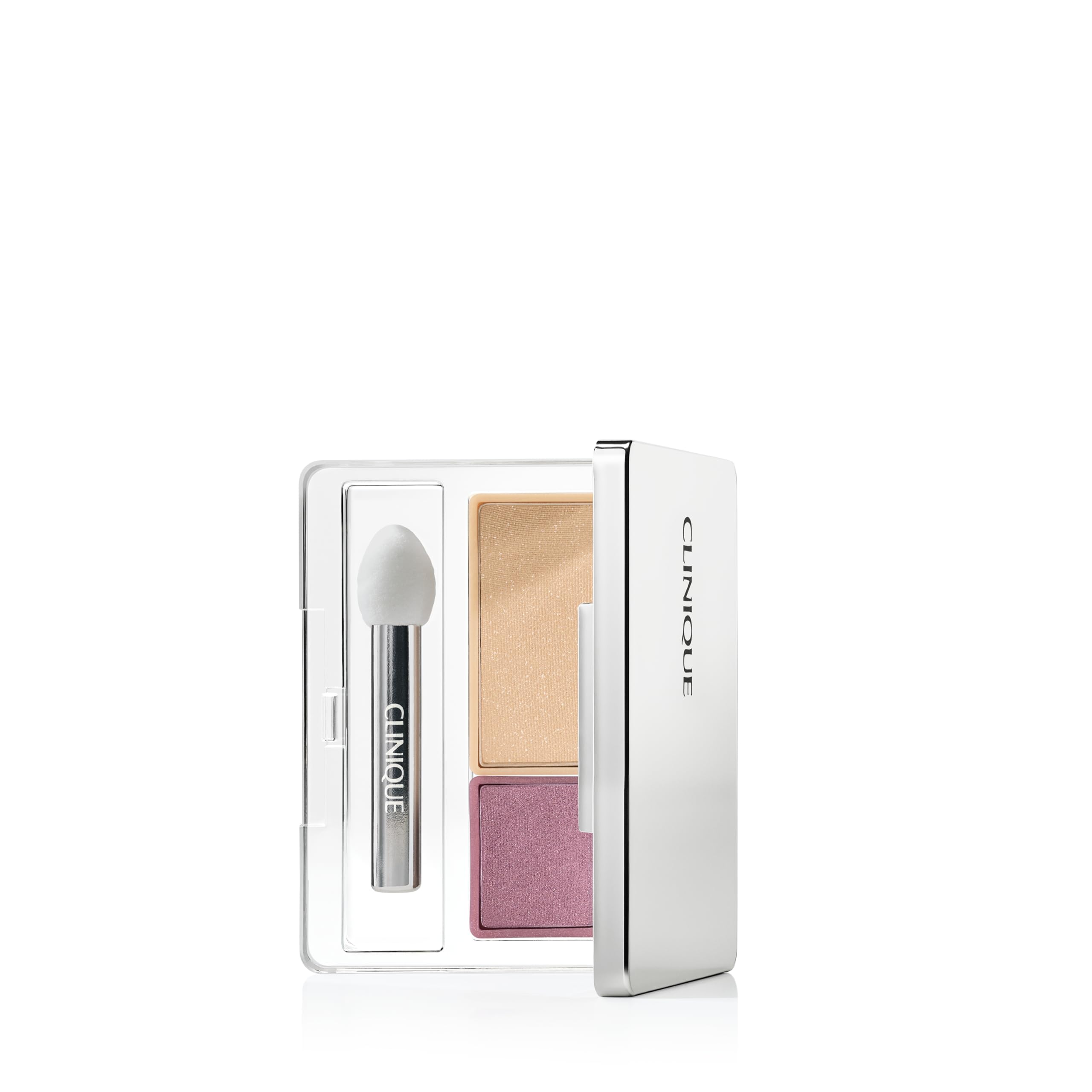 Clinique All About Shadow Duo Eye Shadow Makeup | Safe For Sensitive Eyes, Beach Plum