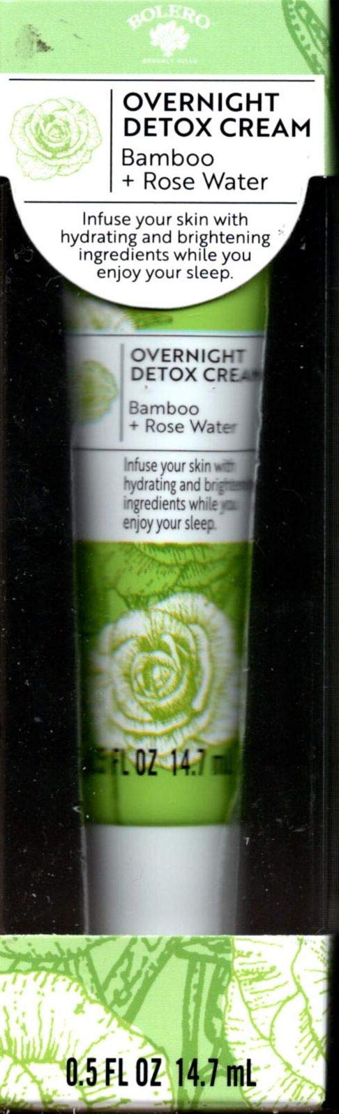 Bolero Beverly Hills Overnight Detox Cream Bamboo + Rose Water 5Fl Oz (14.7Ml)