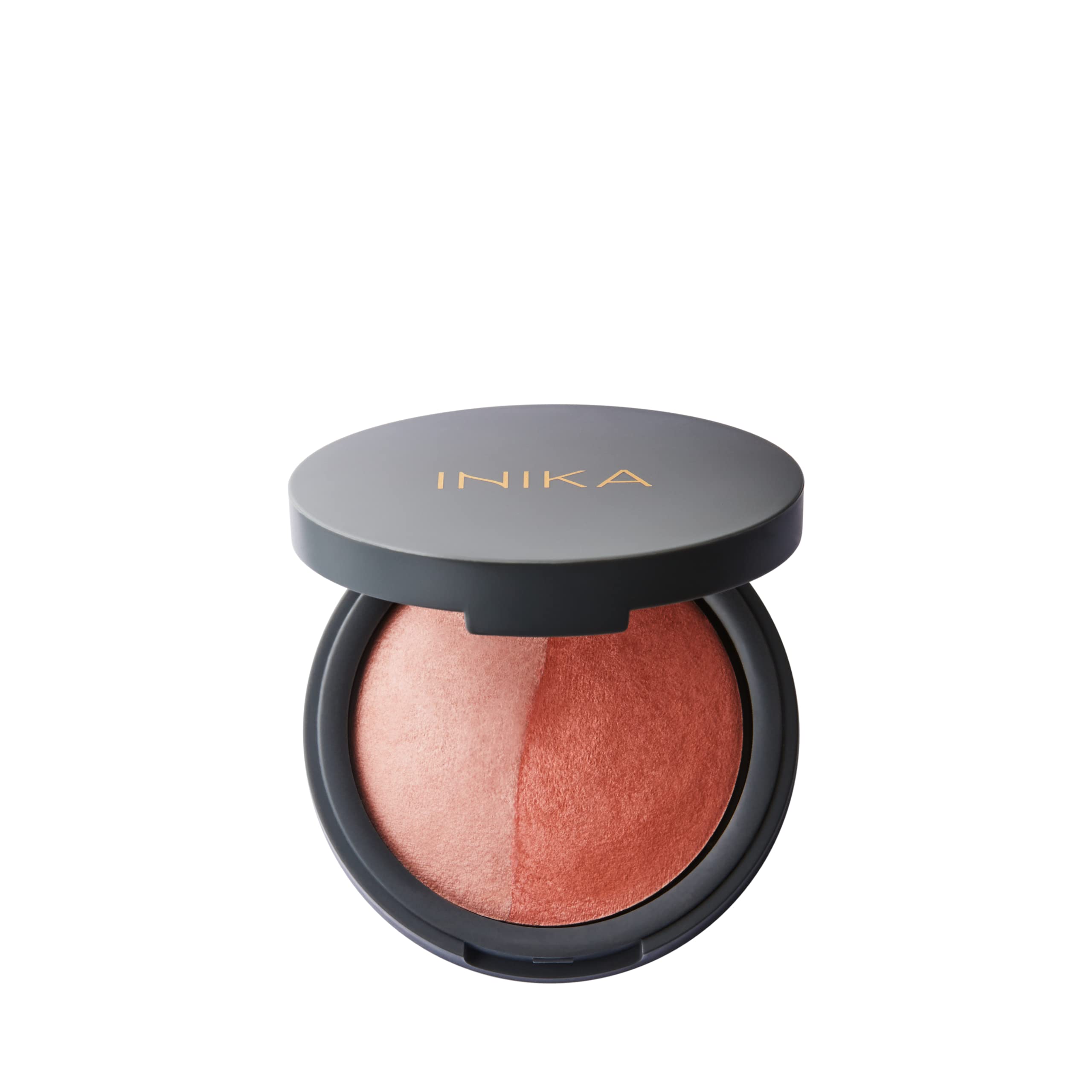 INIKA Organic Mineral Baked Blush Duo  Vegan, CrueltyFree Makeup with Hydrating Squalane and AntioxidantRich Magnolia Bark Ex