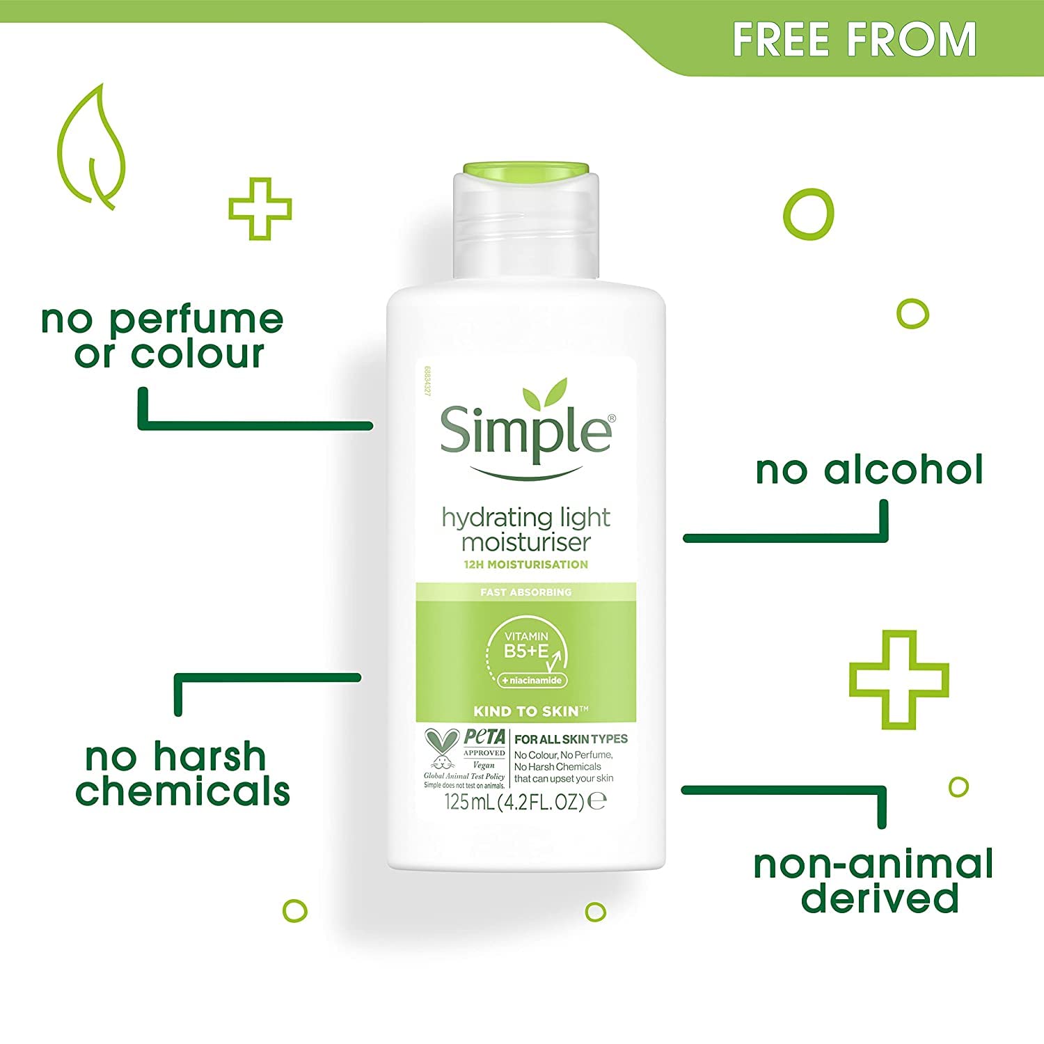 Simple Hydrating Light Moisturizer 4.2 Fl Oz