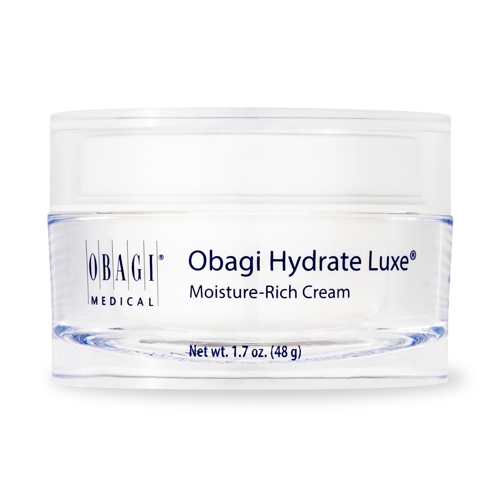 Obagi Hydrate Luxe Moisture-Rich cream, 17 oz Pack of 1 - Hydrating Face Lotion with Shea Butter - Ultra-Rich Moisturization Nig