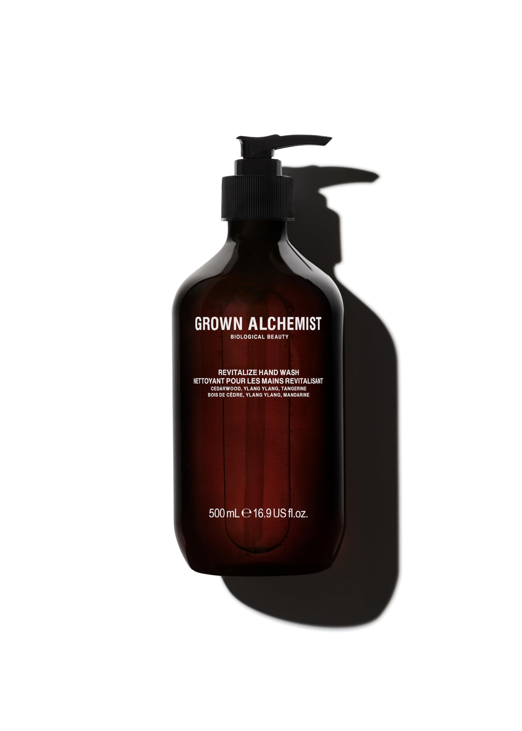 Grown Alchemist Revitalize Hand Wash: Cedarwood Atlas, Ylang Ylang, Tangerine. Gentle Hand Wash Hydrates and Cleanses Skin, 16.9