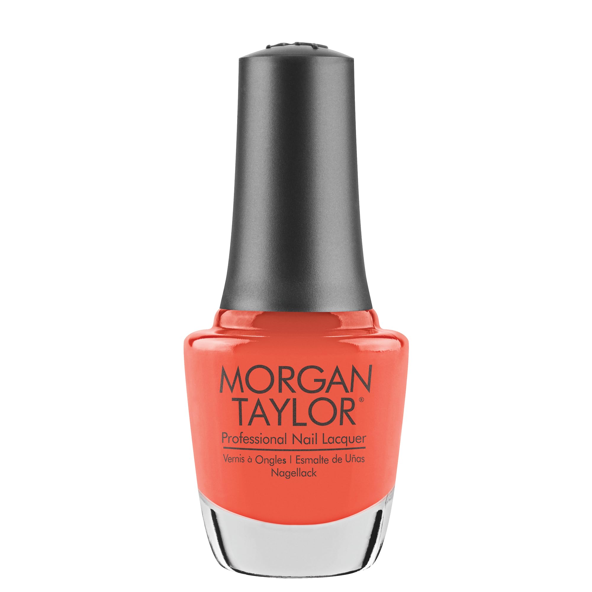 Morgan Taylor Nail Lacquer (Tiki Tiki Laranga) Orange Nail Polish, Finger Nail Polish, Long Lasting Nail Polish, Orange Nail Lac