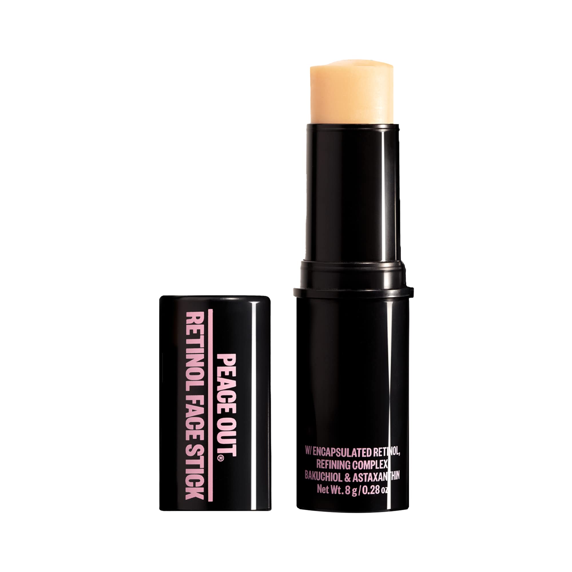 PEACE OUT Skincare Retinol Face Stick. Reduce Fine Lines, Wrinkles and Uneven Texture with 3% Encapsulated Retinol (.28 oz)