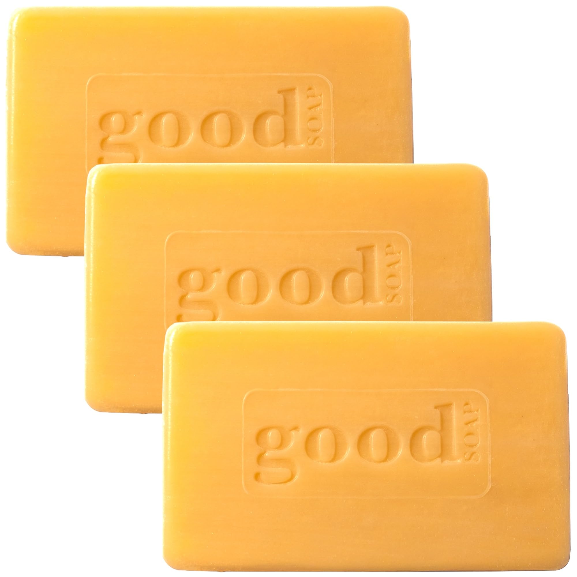 Alaffia Good Soap Golden Milk 3Pack  LongLasting Bar Soap Crafted with Fair Trade Shea Butter, 5 Oz Ea