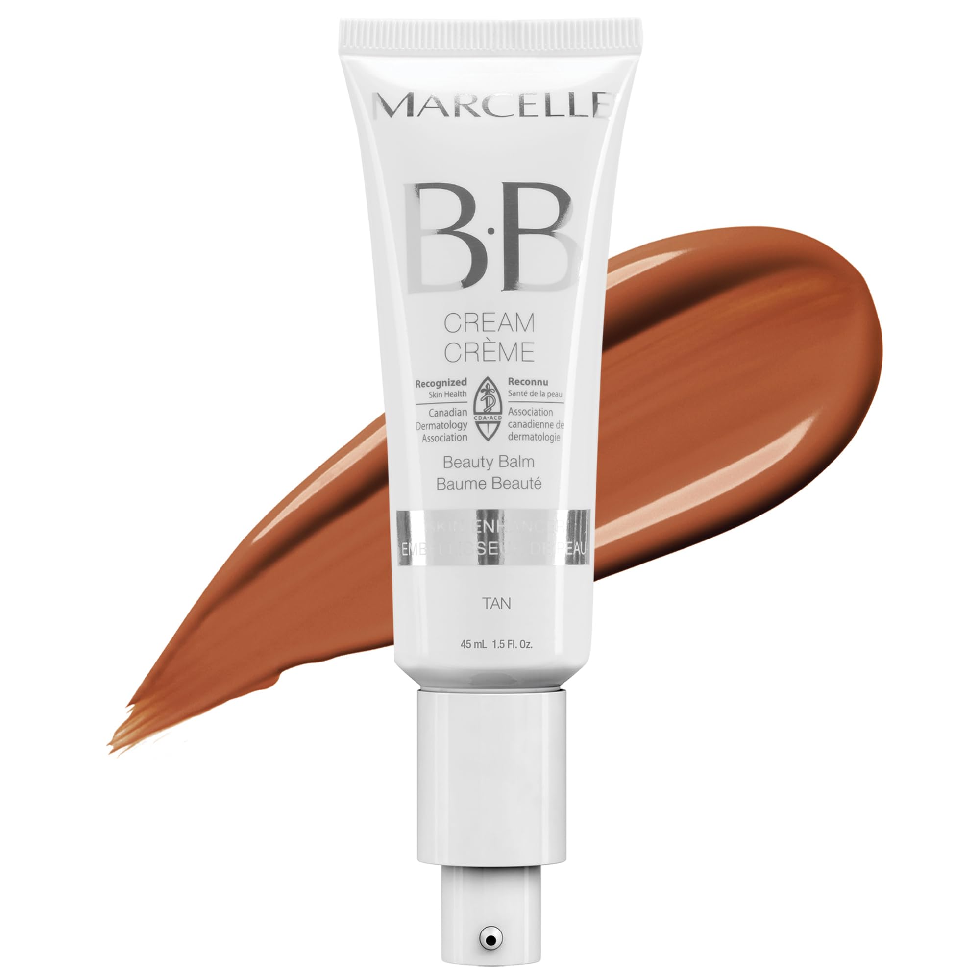 Marcelle BB Cream Beauty Balm, Tan, Tinted Moisturizer, Skin Enhancer, Lightweight, Hydrating, Hypoallergenic, Non-Comedogenic, 