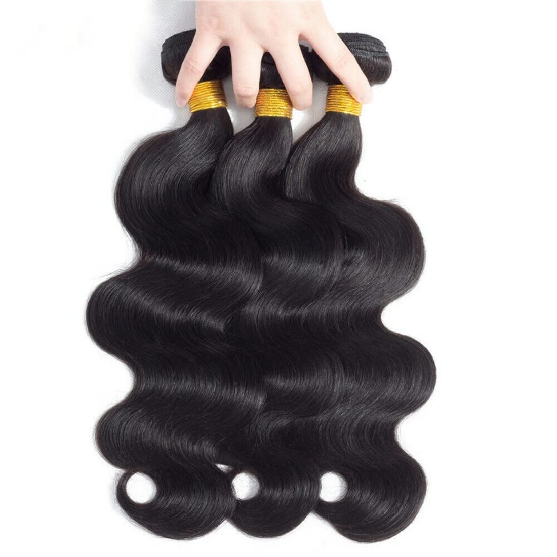 Taziza Body Wave Bundles Human Hair(26 28 30 Inch) 100 Percent Unprocessed Brazilian Virgin Human Hair Bundles Body Wave 3 Bundl