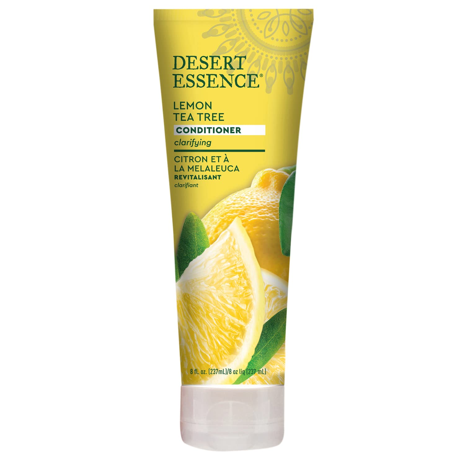 Desert Essence Conditioner, Lemon Tea Tree, Clarifying Provitamin B5, Organic Lemon Peel Extract & Nourishing Aloe - Purifying, 