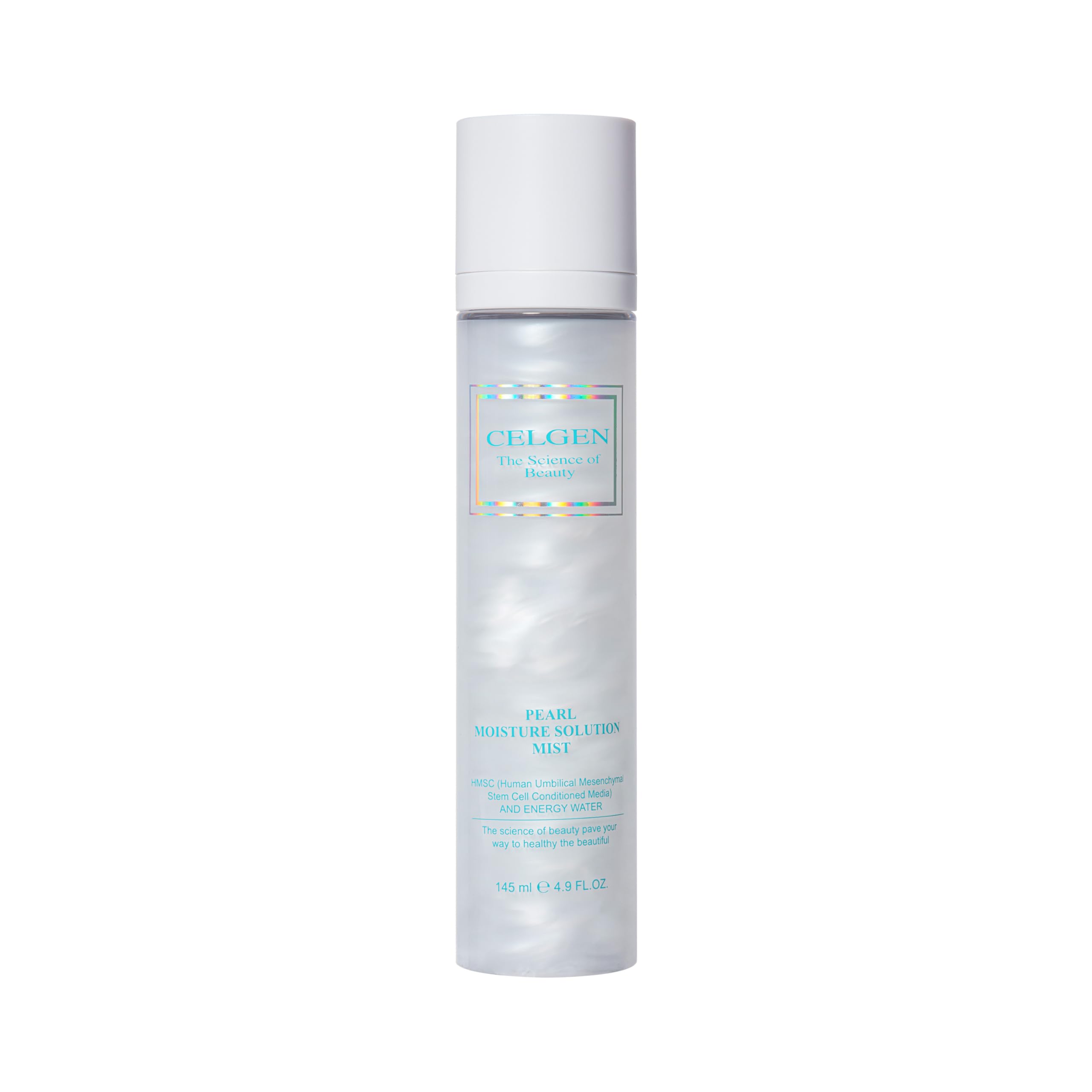 CELGEN Pearl Moisture Solution Mist  Ultra Fine 3in1 Setting Spray with Niacinamide and Pearl Extract, Glow Makeup Primer for