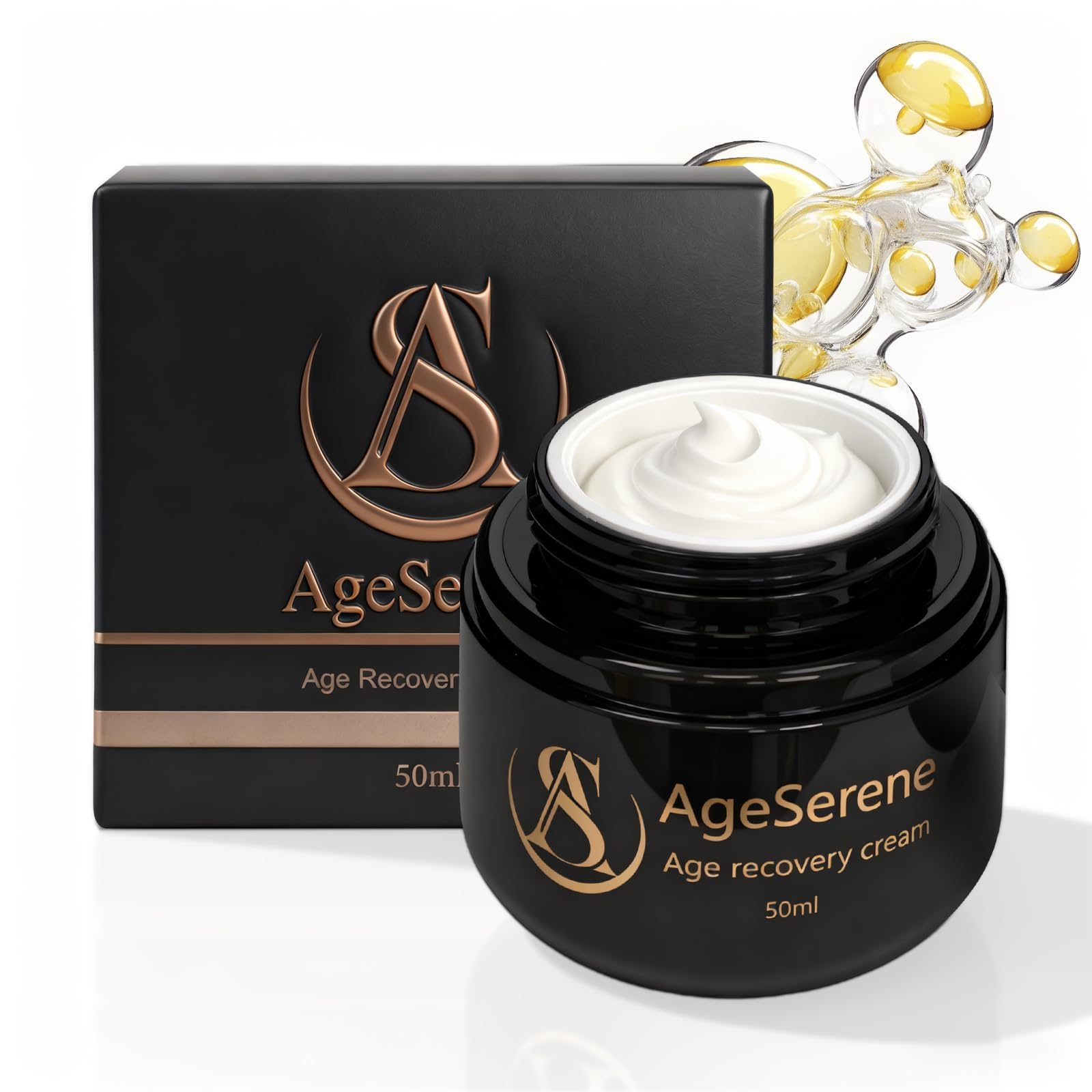 AgeSerene Gentle AntiAging Peptide Face Cream Moisturizer