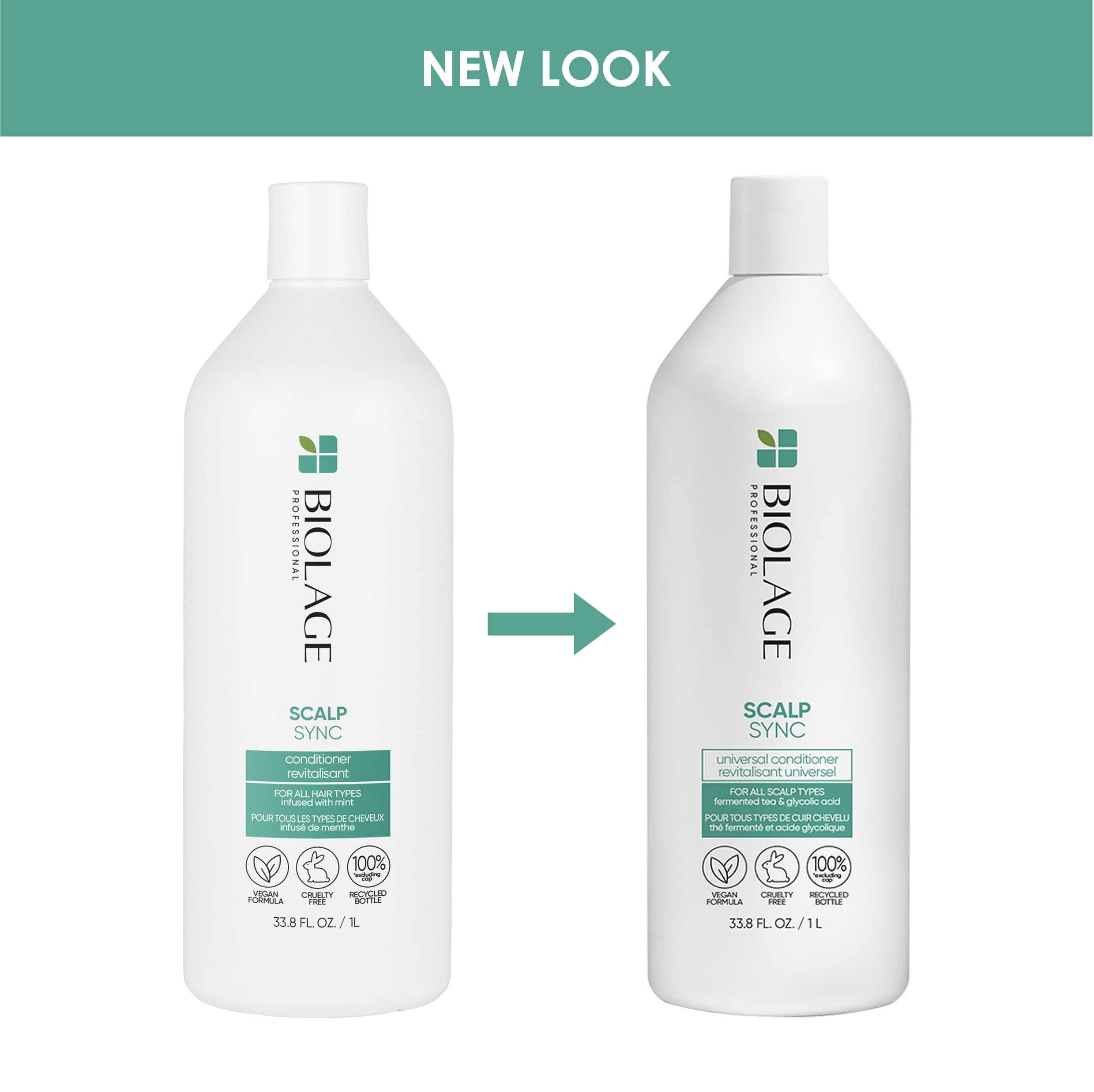 Biolage Scalp Sync Universal Conditioner | Lightweight Conditioner For All Scalp Types | Paraben & Sulfate Free | For Sensitive