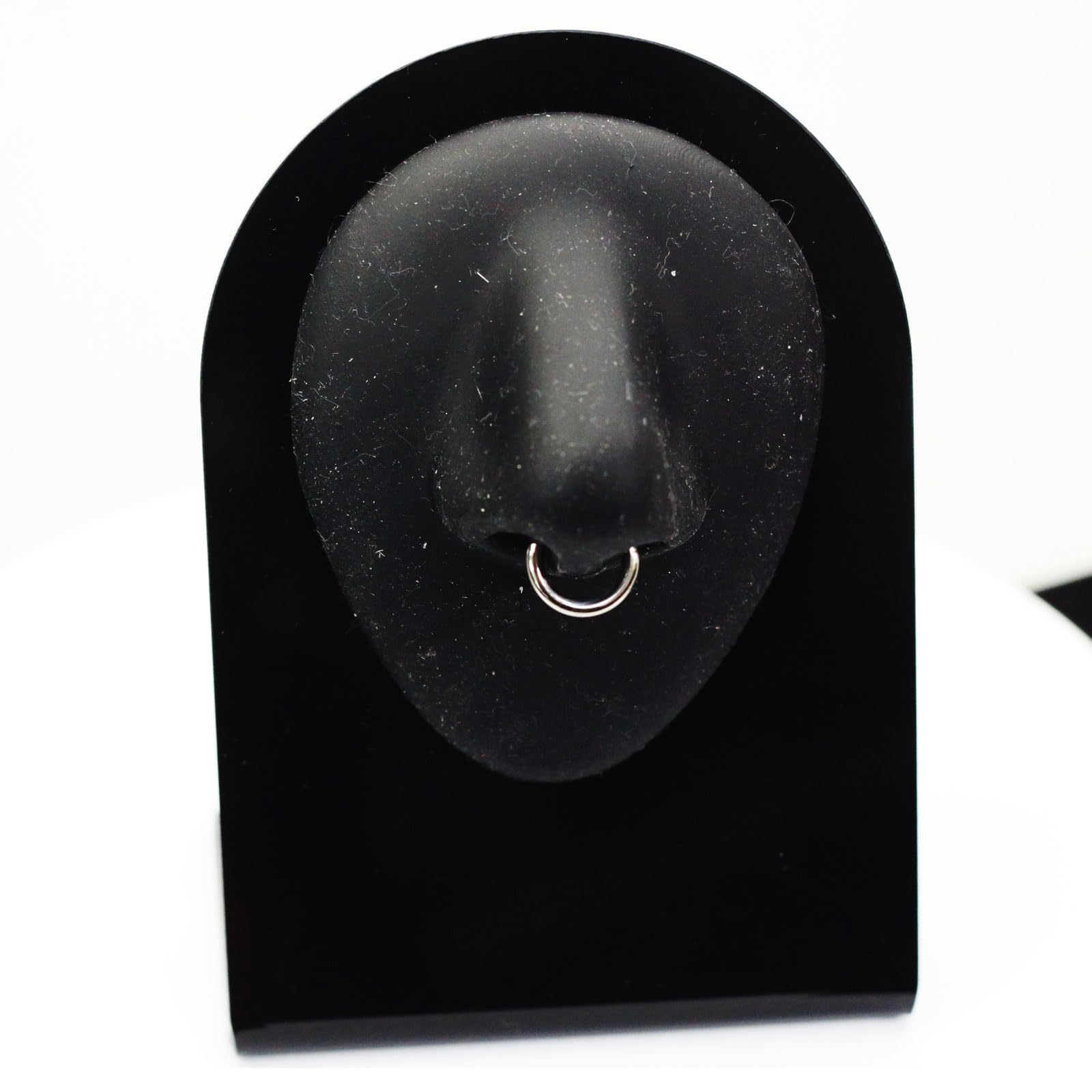 NewkeepsR 10G 16mm(5/8 inch) Large Gauge 316L Surgical Steel Septum Hinged Clicker Segment Orbital Conch Rings