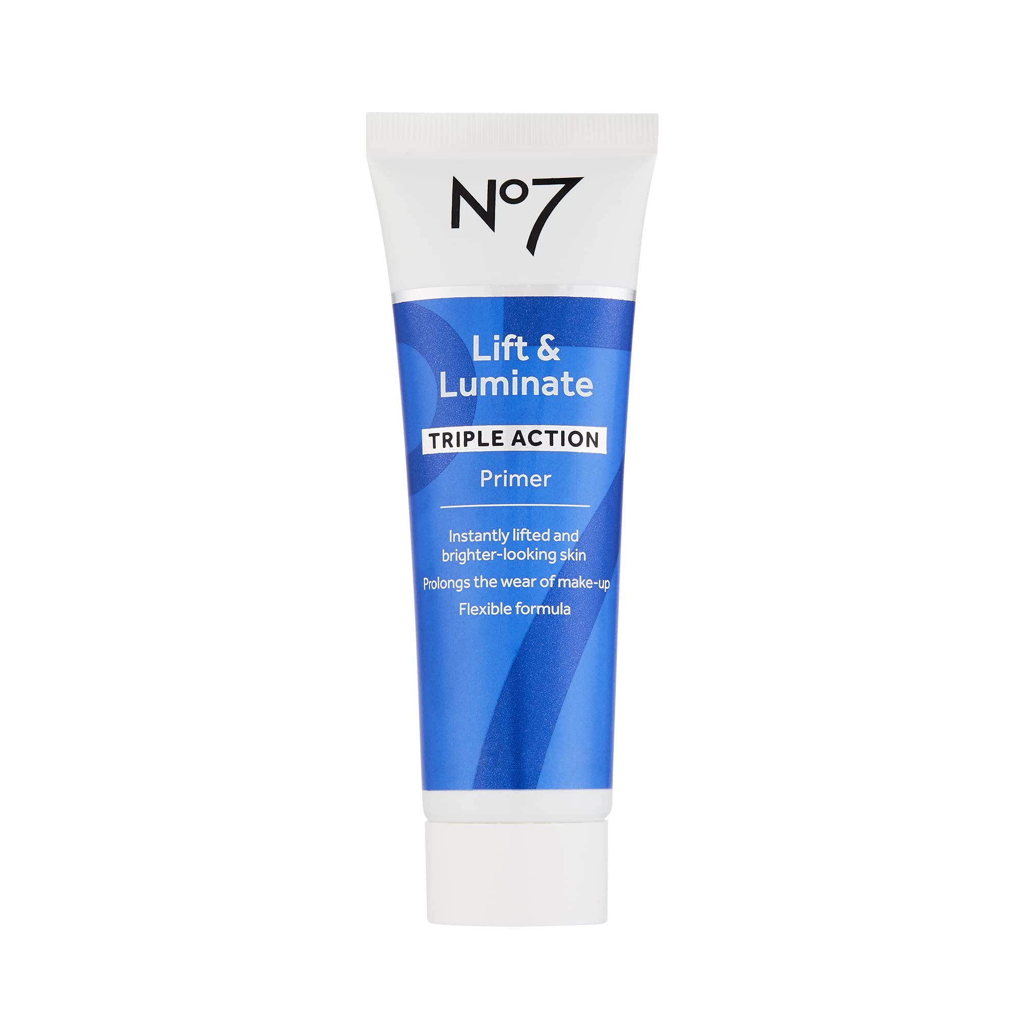 No7 Lift & Luminate Primer - Hydrating Primer with Niacimamide - Creates Smooth Base for Makeup Application & Illuminates Skin G