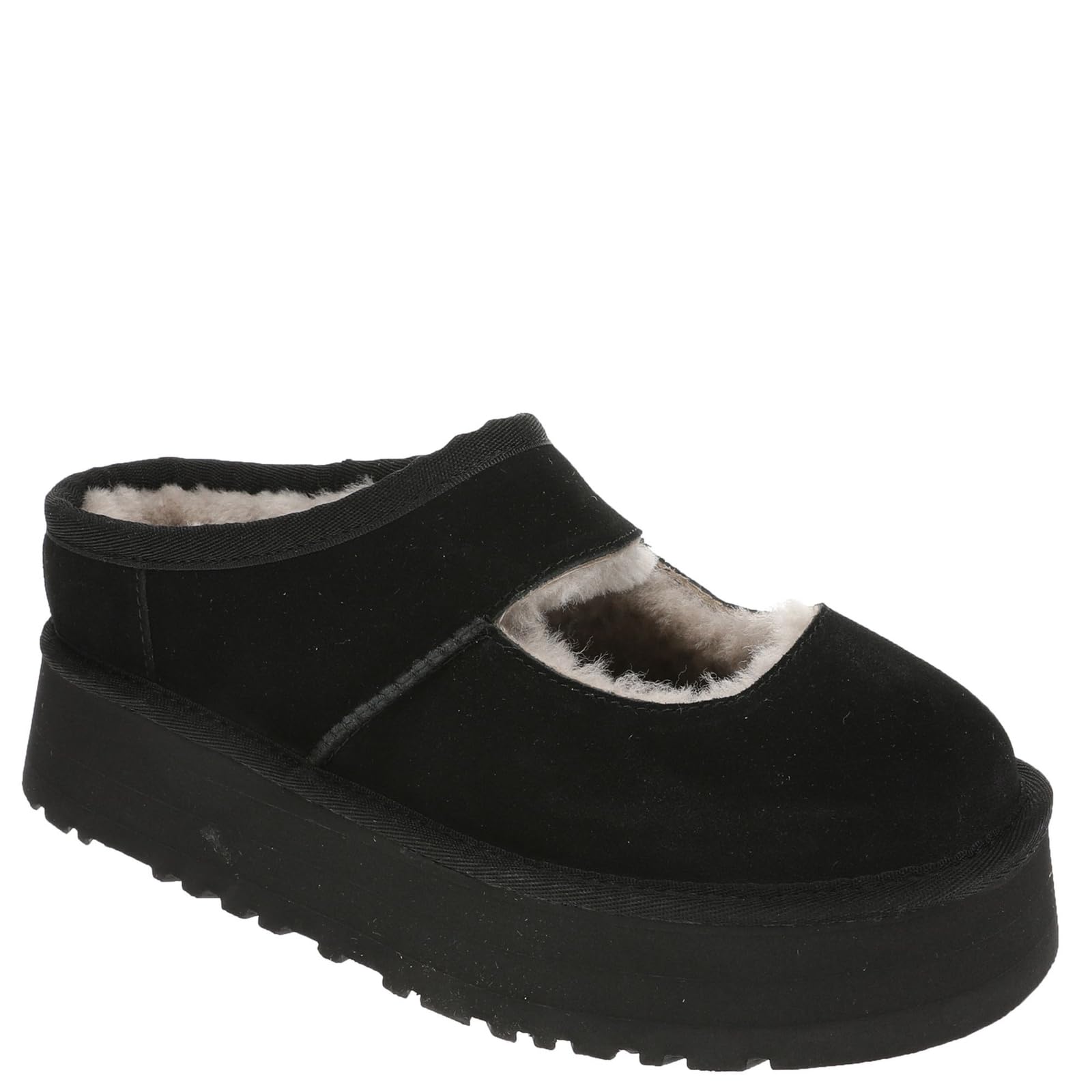 UGG Women's BEA Mary Jane Slipper, Black, 9