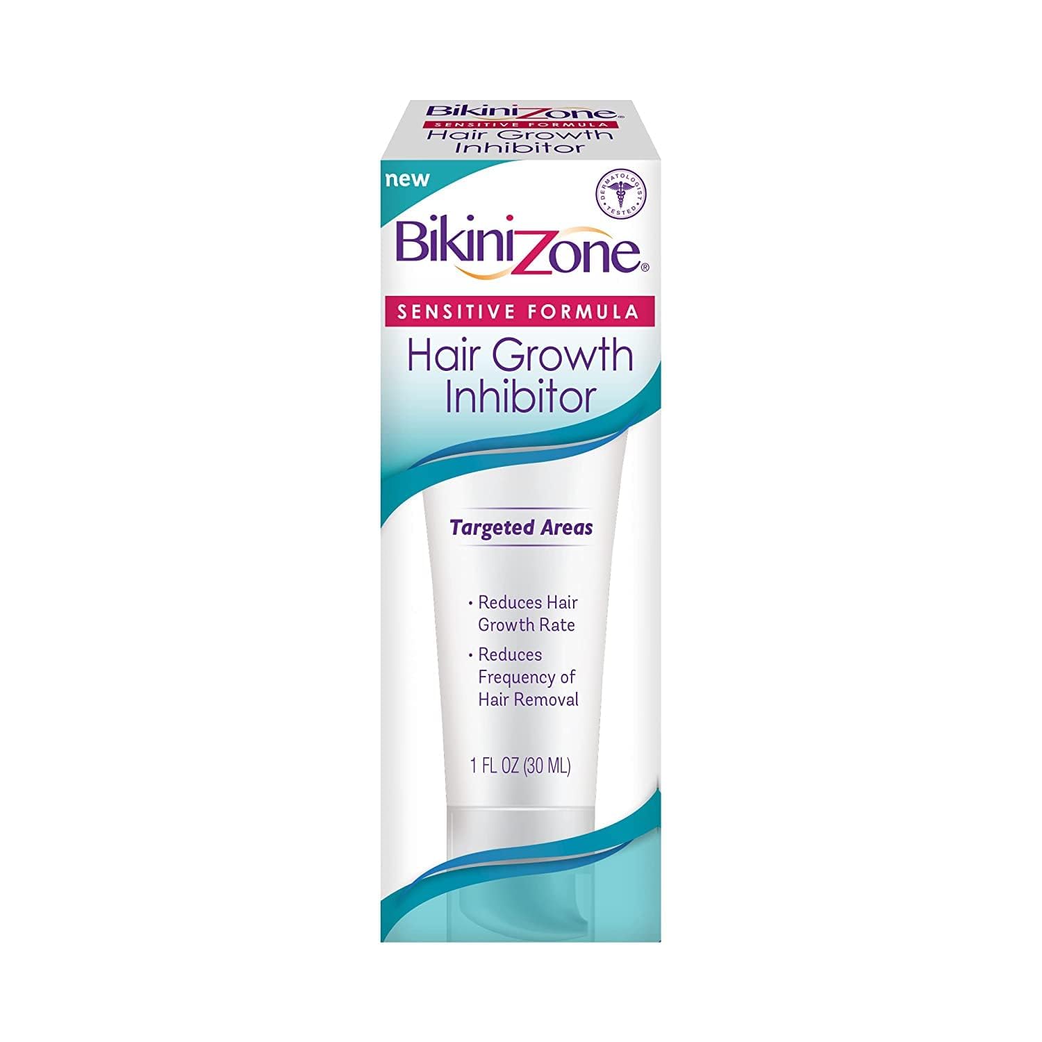 Bikini Zone Hair Growth Inhibitor - Cream To Help Stop Hair Growth For Face, Legs, Lips & Chin - Reduces Hair Density & Length -