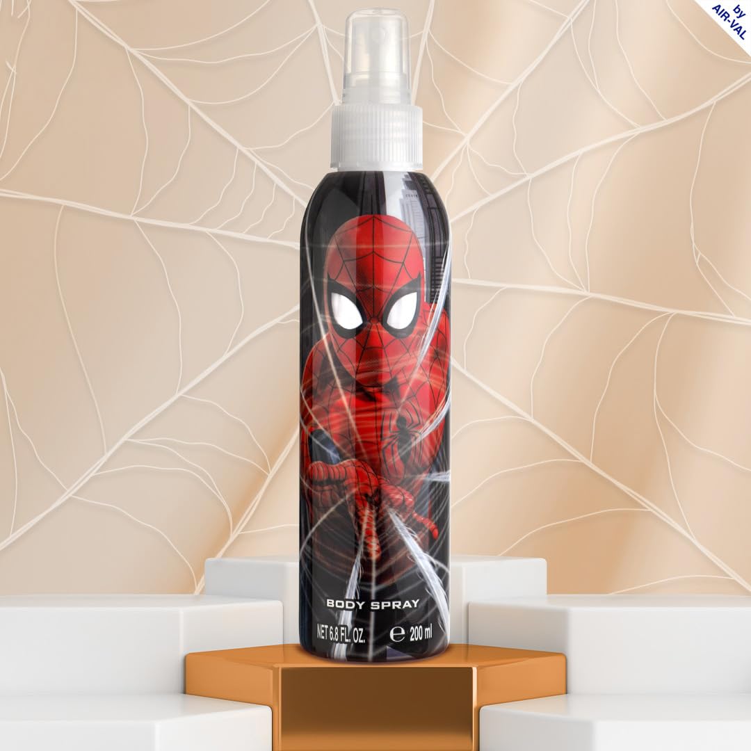 Marvel Spider-Man, Cool Cologne For Kids, Red/White/Blue/Black, 6.8 Fl Oz
