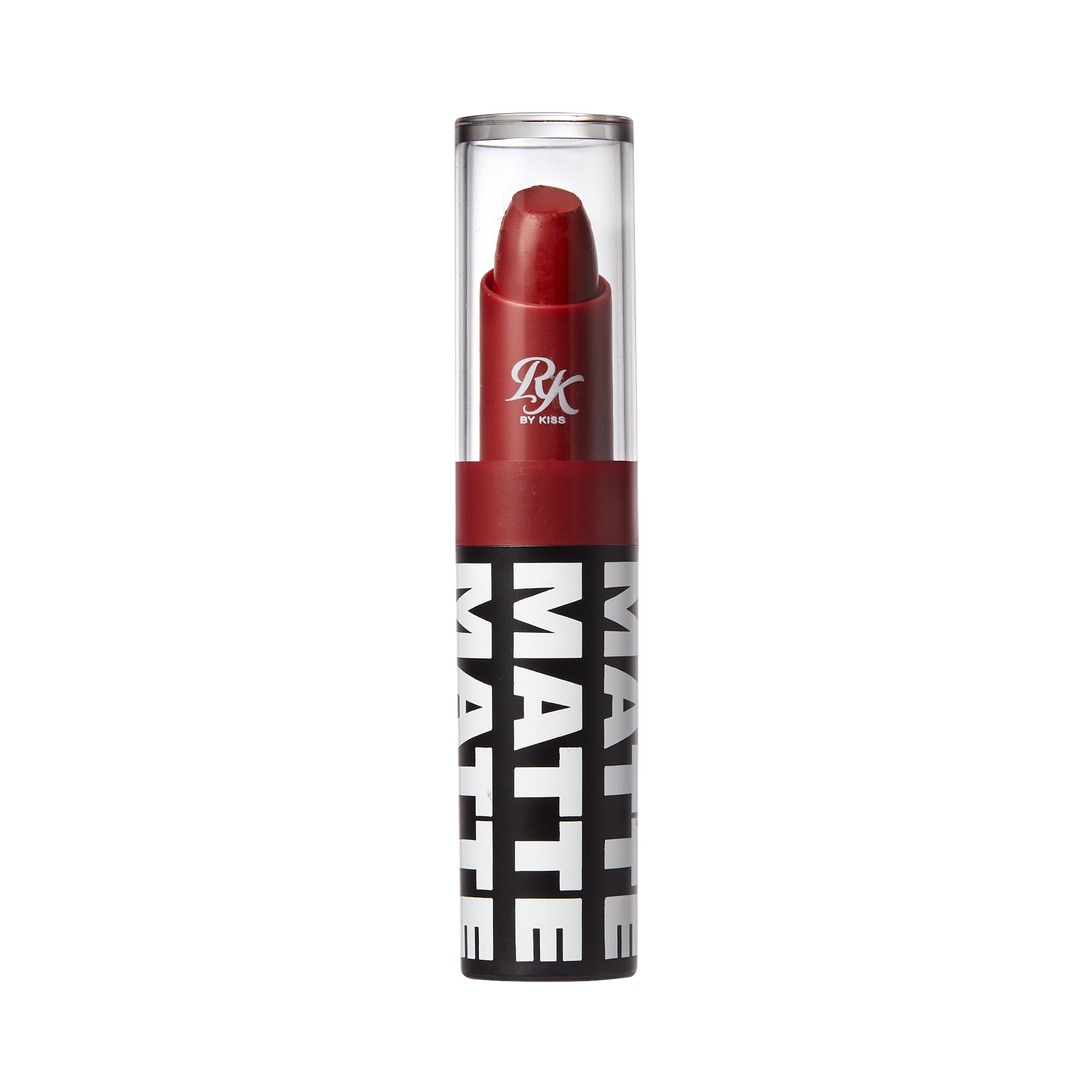 Ruby Kisses Lipstick, Matte Finish, Long-Lasting, Highly Pigmented, Smooth Apply, Full Coverage Lip Color Makeup (Red Carpet)