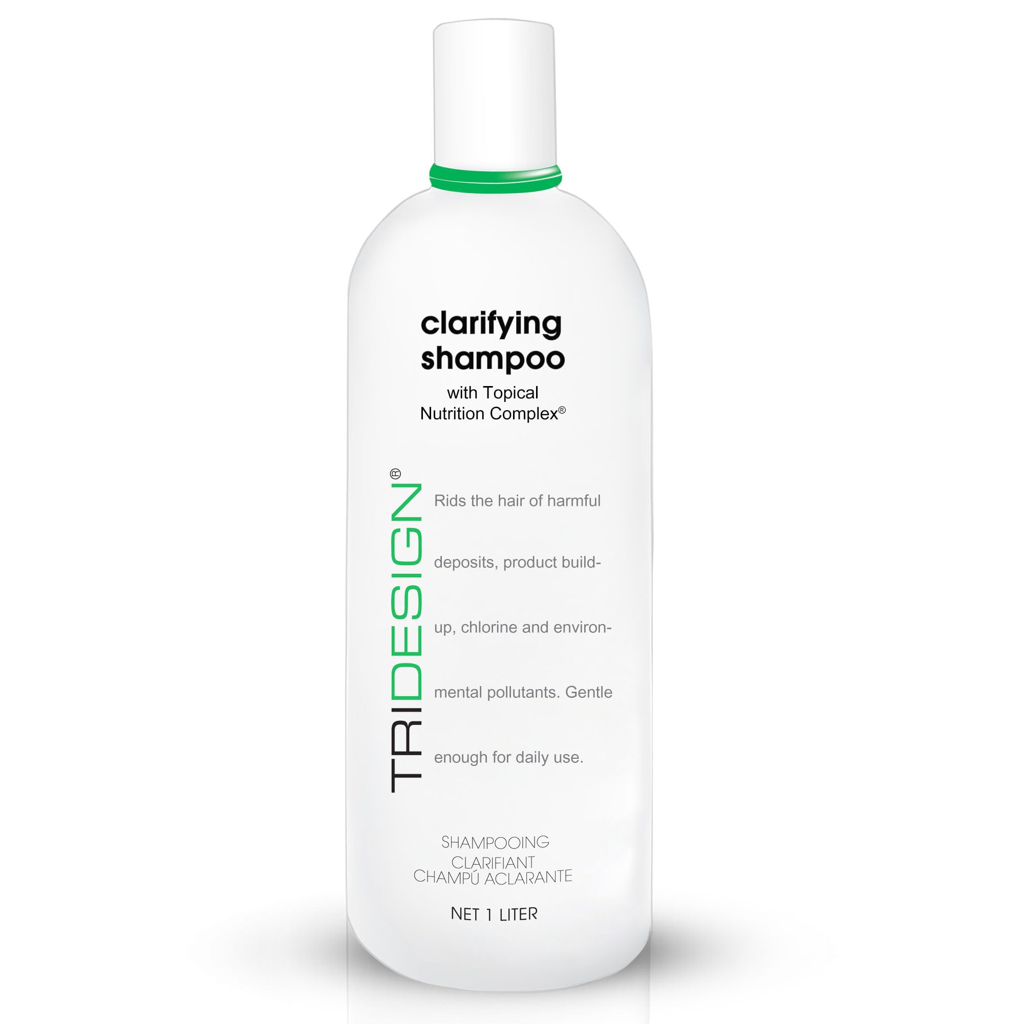 Tri Design Clarifying Shampoo - Designed To Removes Build Up For All Hair Types - Clarifying Shampoo For Curly, Fine, And Color