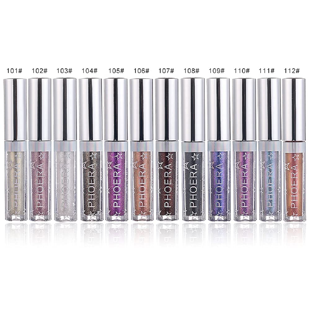 Glitter Eyeshadowakeup For Eyes Liquid Shimmer Sparkle Glow Light Colors Pencil Stick Shiny Long Lasting Waterproof Shining Eye