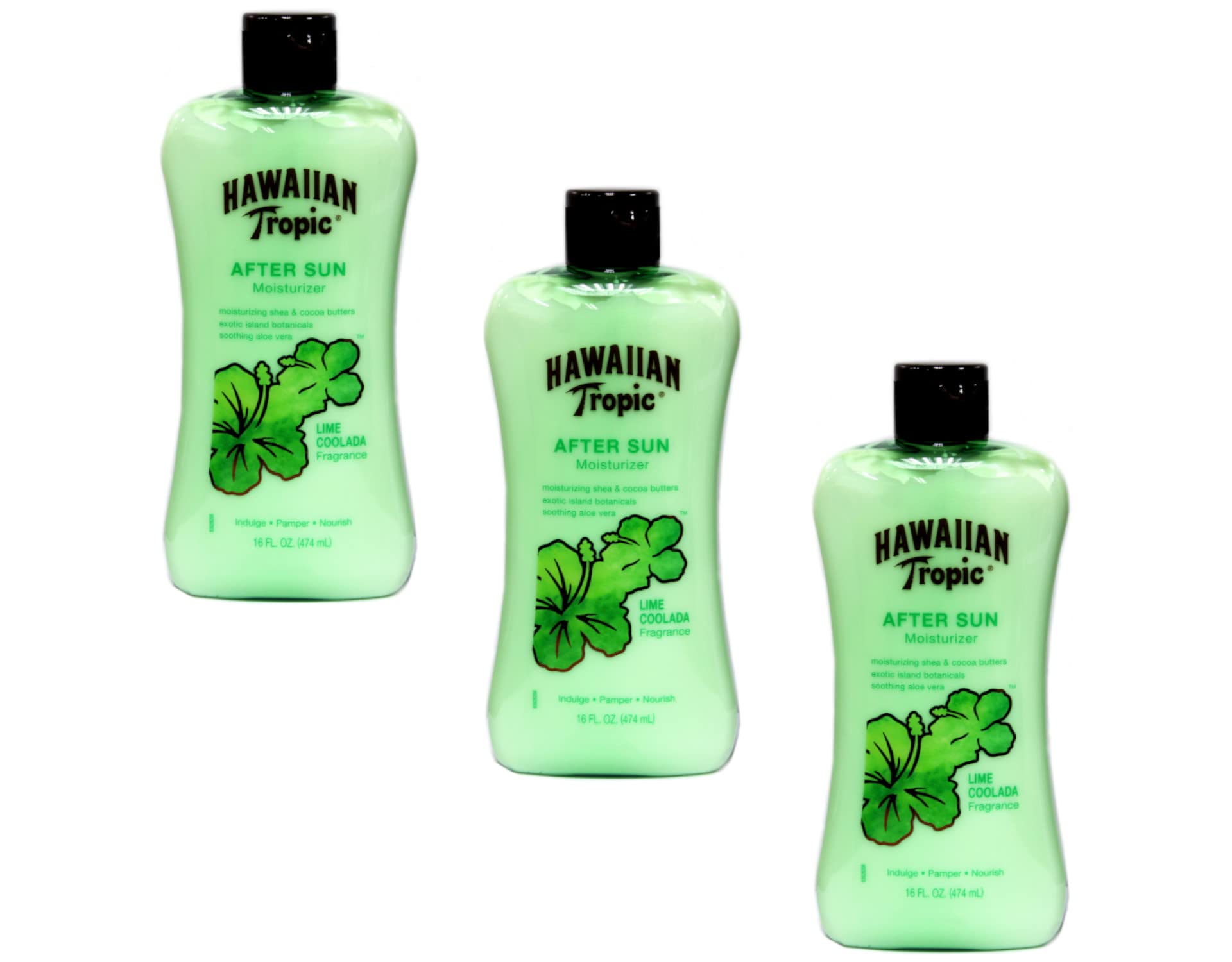 Hawaiian Tropic After Sun Moisturizer Lime Coolada 16 Ounce (473ml)