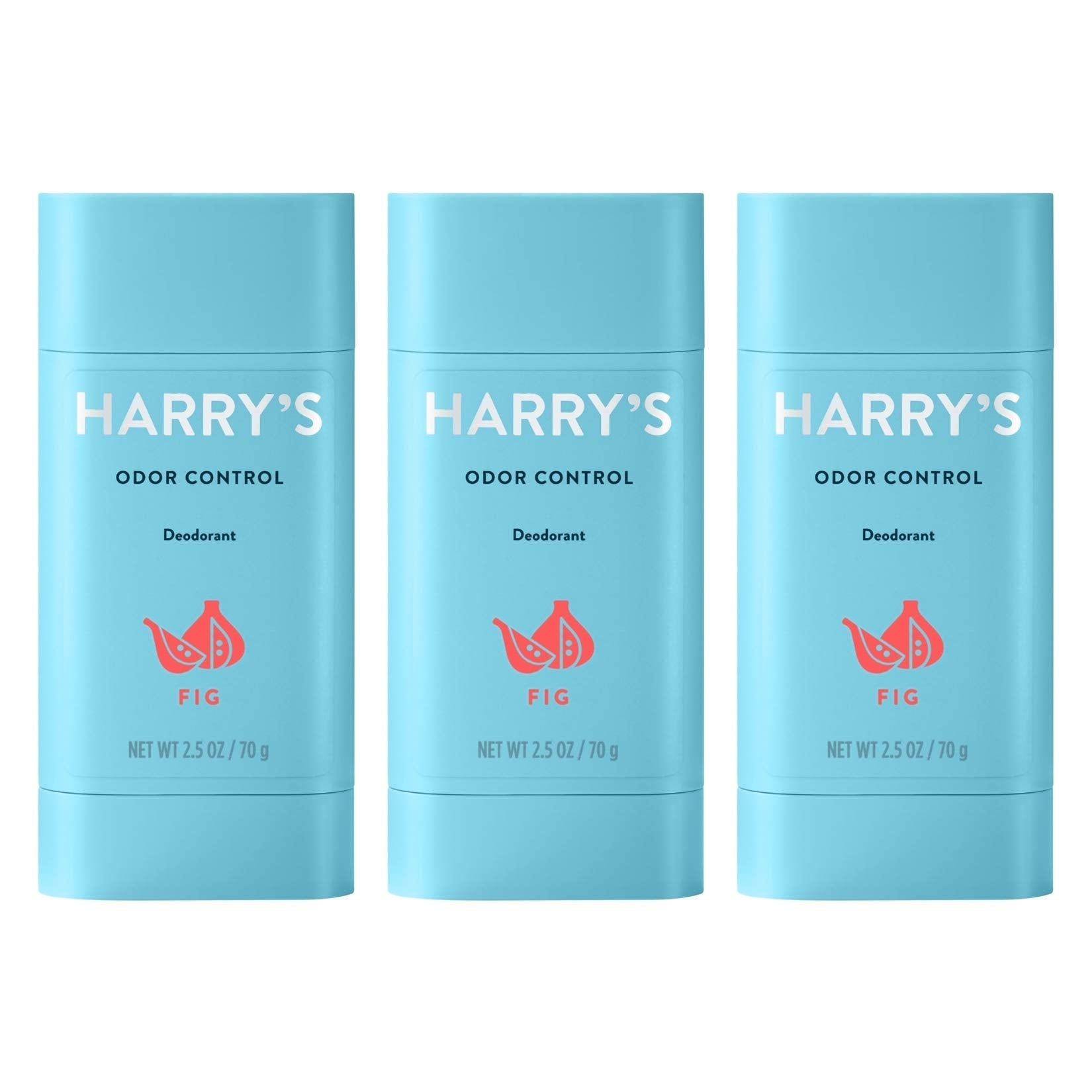 Harry's Men's Deodorant - Odor Control Deodorant - Aluminum-Free - Fig, 2.5 Oz, 3 count (Pack of 1)