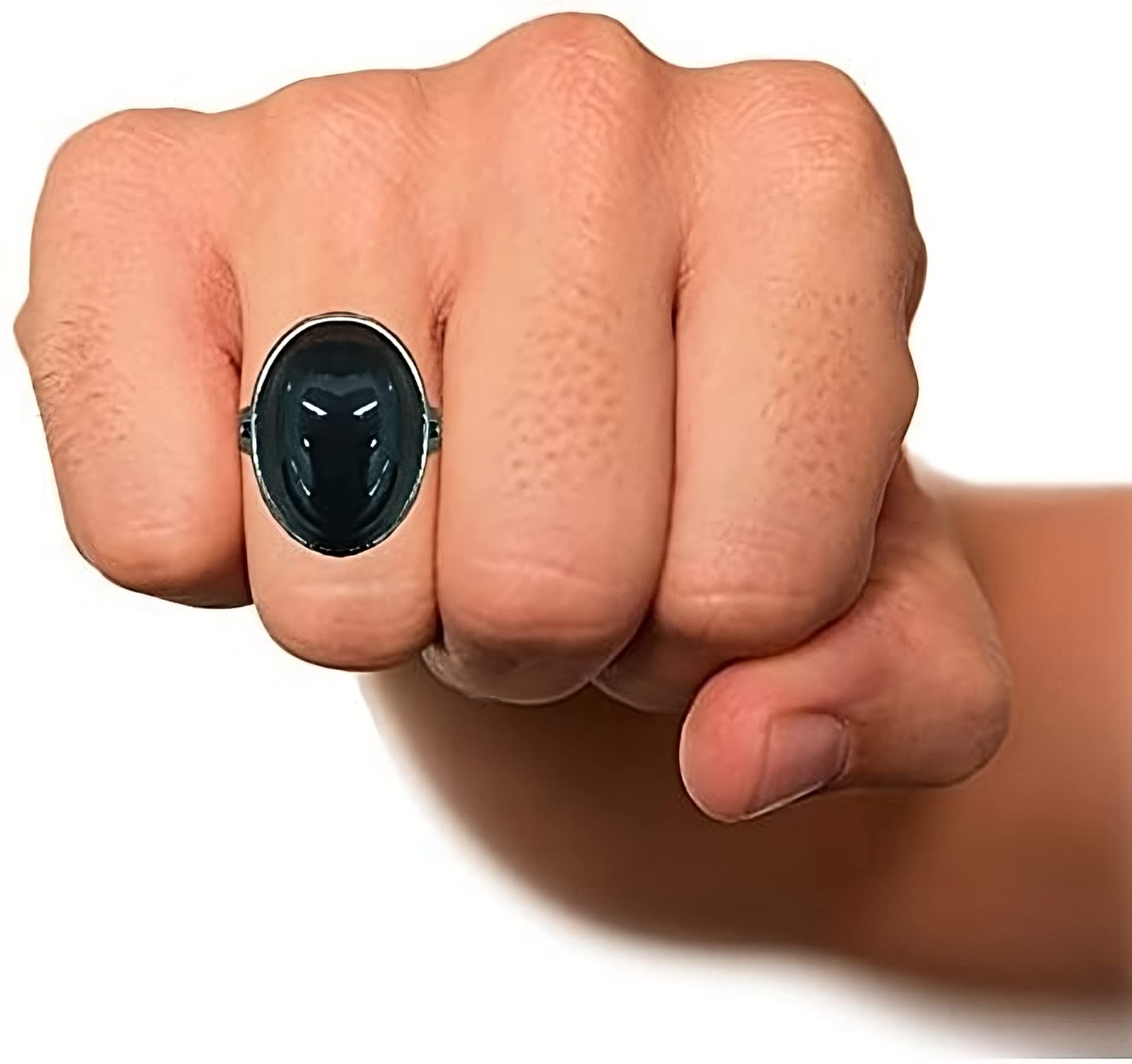 Blinkee Adjustable Oval Mood Ring - Discover Your Emotions - The Ultimate Fashion Accessory for Expressing Yourself