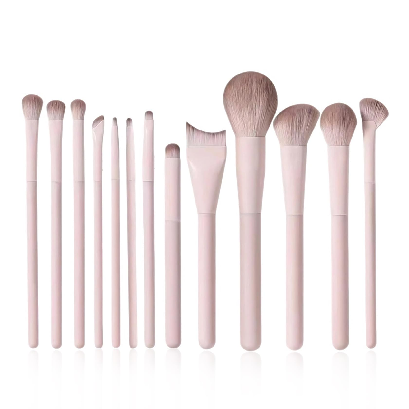 13PCS Makeup Brushes Set,Foundation Brush,Makeup Kit for Makeup Beginner with Eyeshadow,Blush,Contouring,Blending,Nose Shading,C