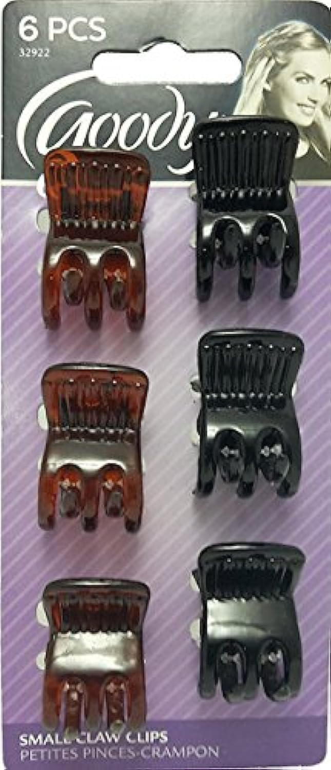 Goody WoMens Classics Mini Claw Clip, 6 Count