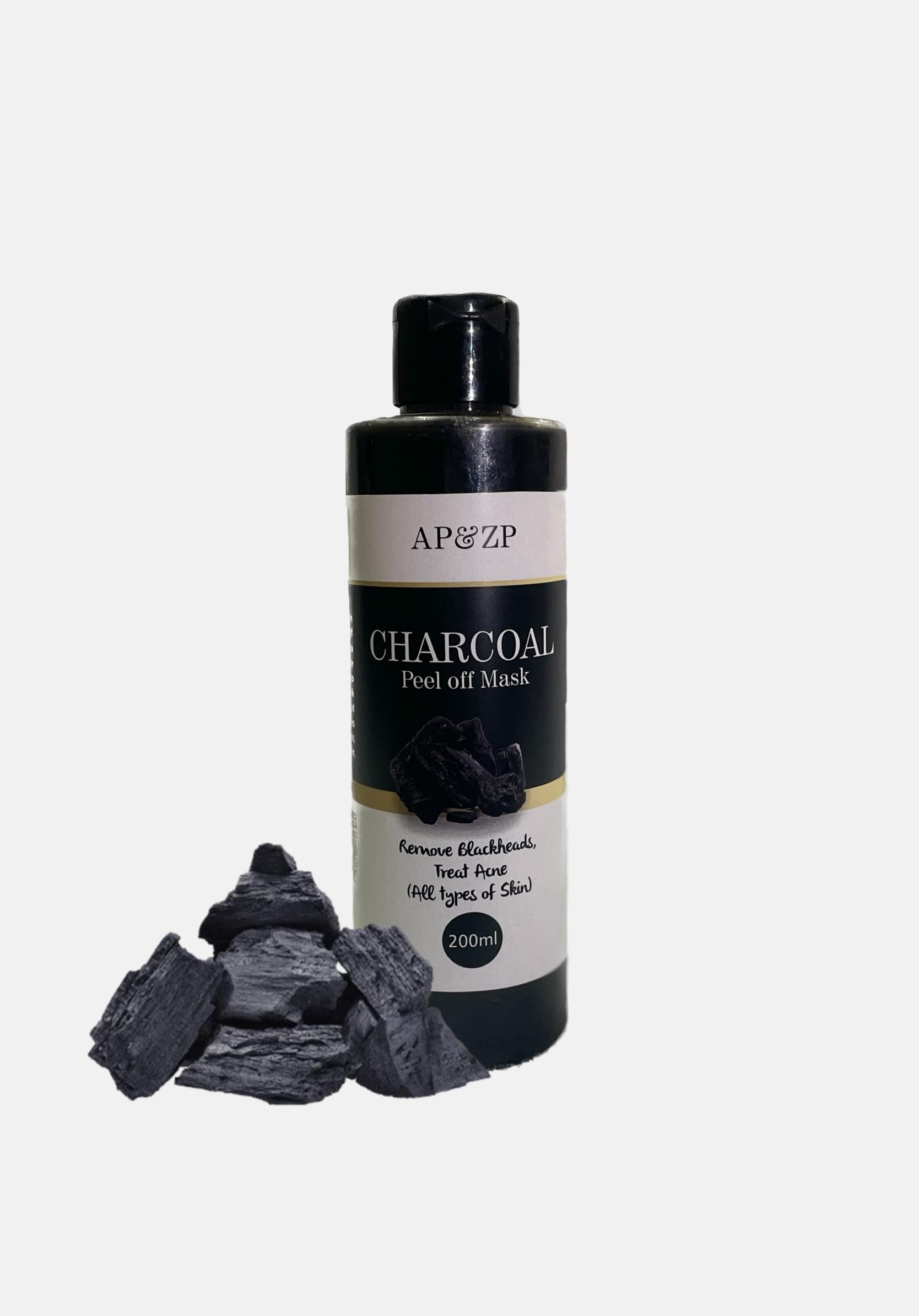Ap & Zp Natural Herbal Charcoal Peel Off Mask For Men Women | Blackheads Tan Removal | Anti Acne Face Mask Suitable For All Skin