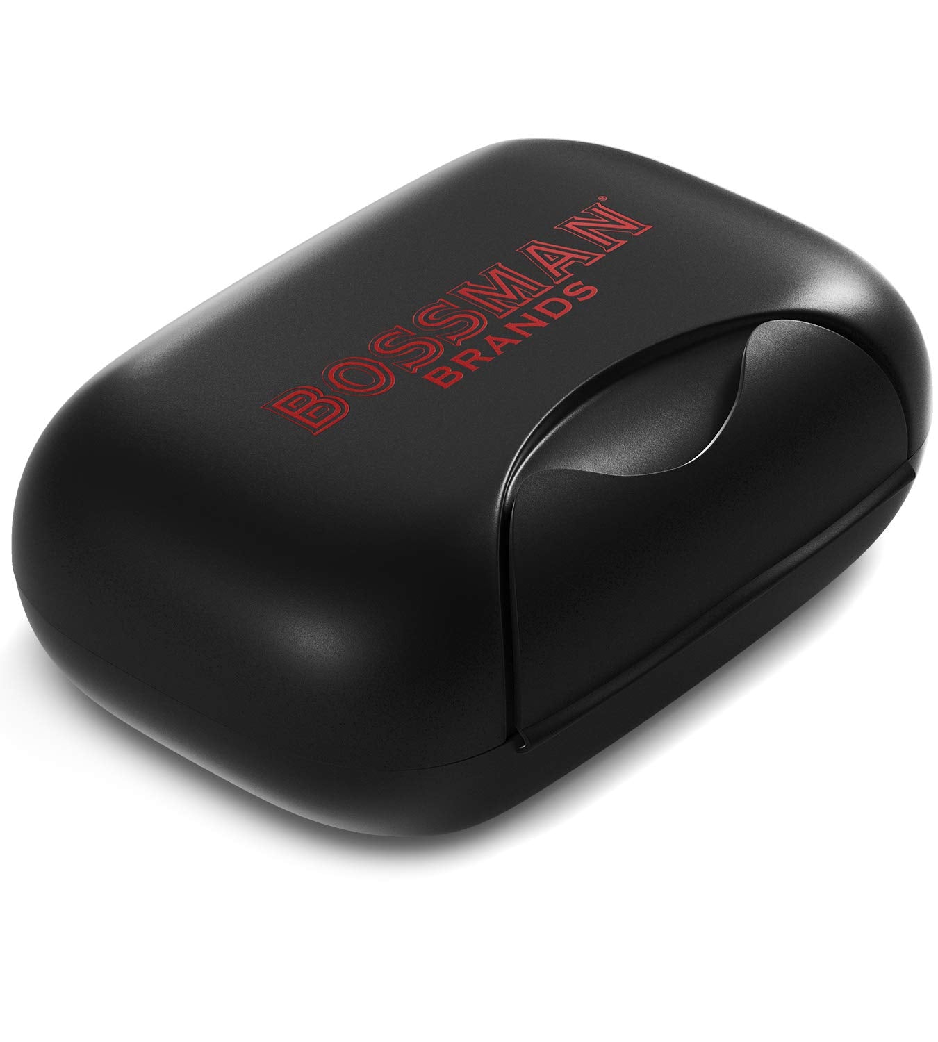 Bossman Travel Soap Container - Bar Soap Holder Box - Travel Soap Saver Case - Men'S Traveling Size Toiletries (Black)