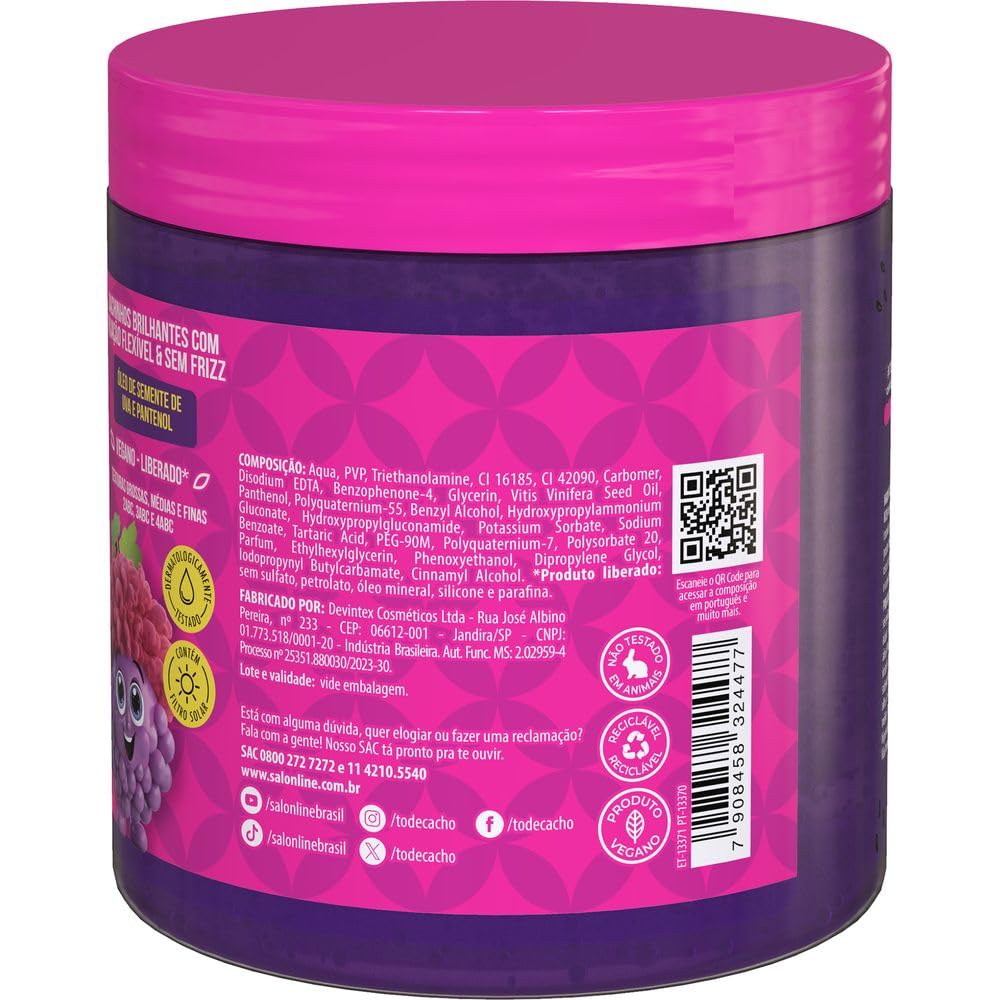 Salon Line #TODECACHO GELATIN SHAPE CONDITIONER KIDS UVA 550GR