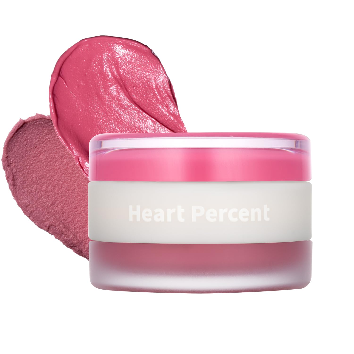 Heart Percent Dote On Mood Custom Lip & Cheek, Matte (Fog Pot) + Glow (Shine Balm) Dual Type Multi-use Blush & Lip Tint [#03. De