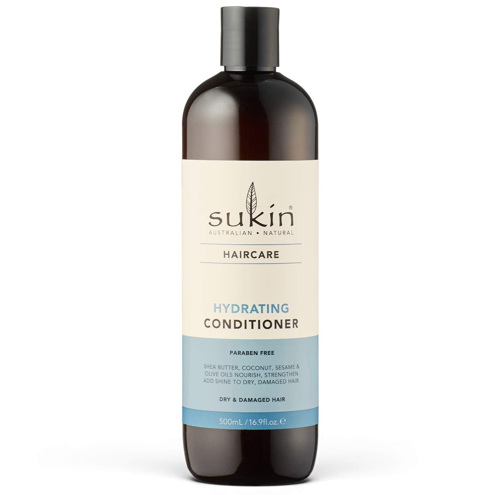 Sukin Hydrating Conditioner, Dry & Damaged Hair, 16.9 Fl Oz