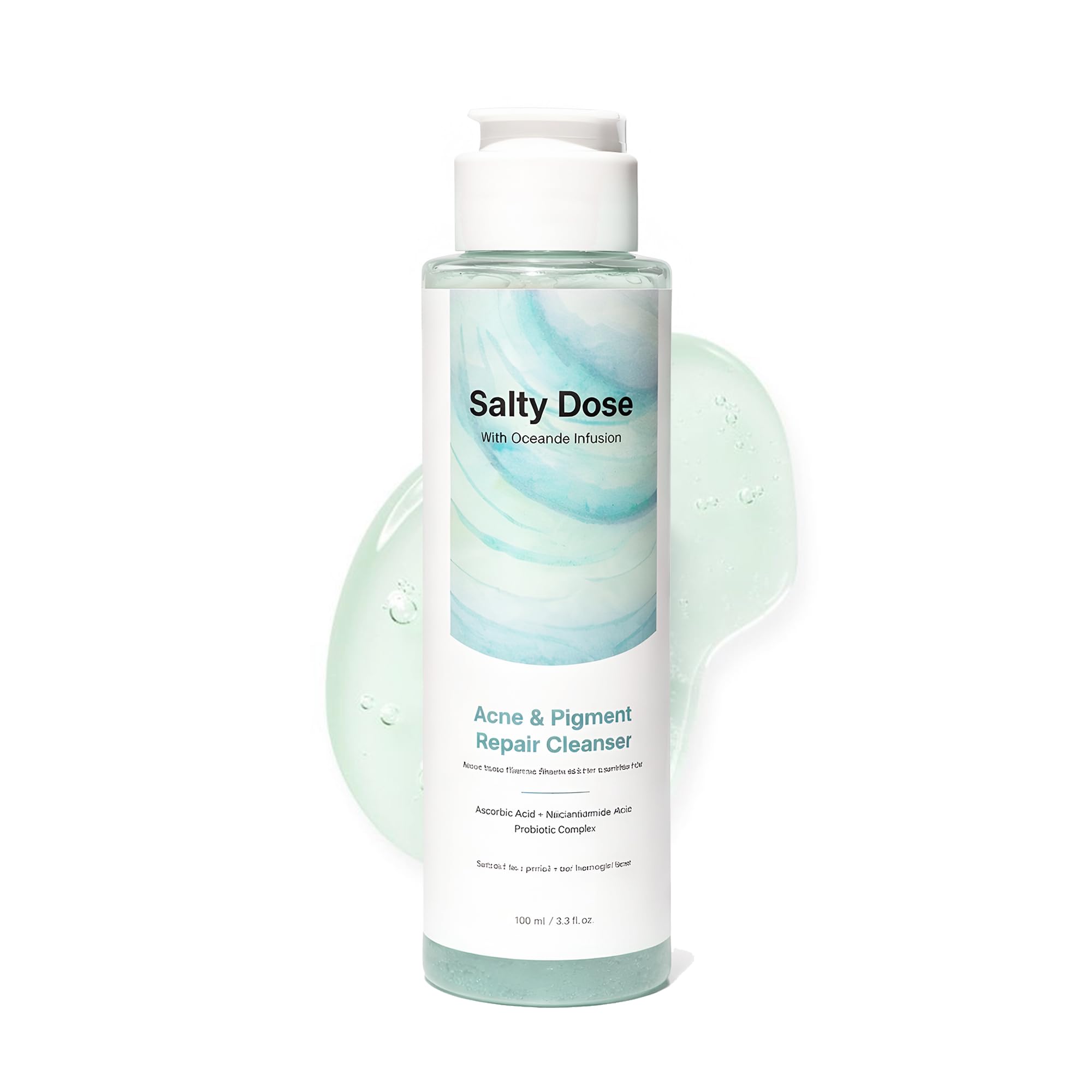 Saltydose Acne Control Face Wash For Oily Skin | Reduces Pimples & Dark Spots | With Azelaic Acid & Niacinamide | Gentle NonDry