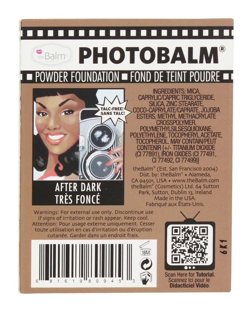 Thebalm Photobalm Talc Free Powder Foundation, After Dark