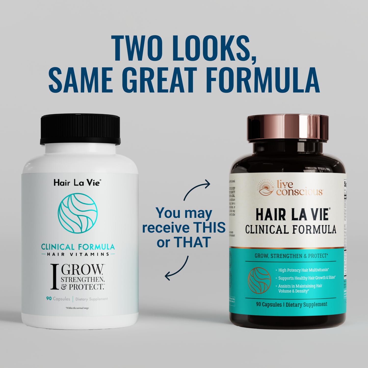 Hair La Vie Hair Growth Vitamins for Women & Men - Biotin 5000mcg, Collagen, Saw Palmetto - 90 Count Healthy Supplement