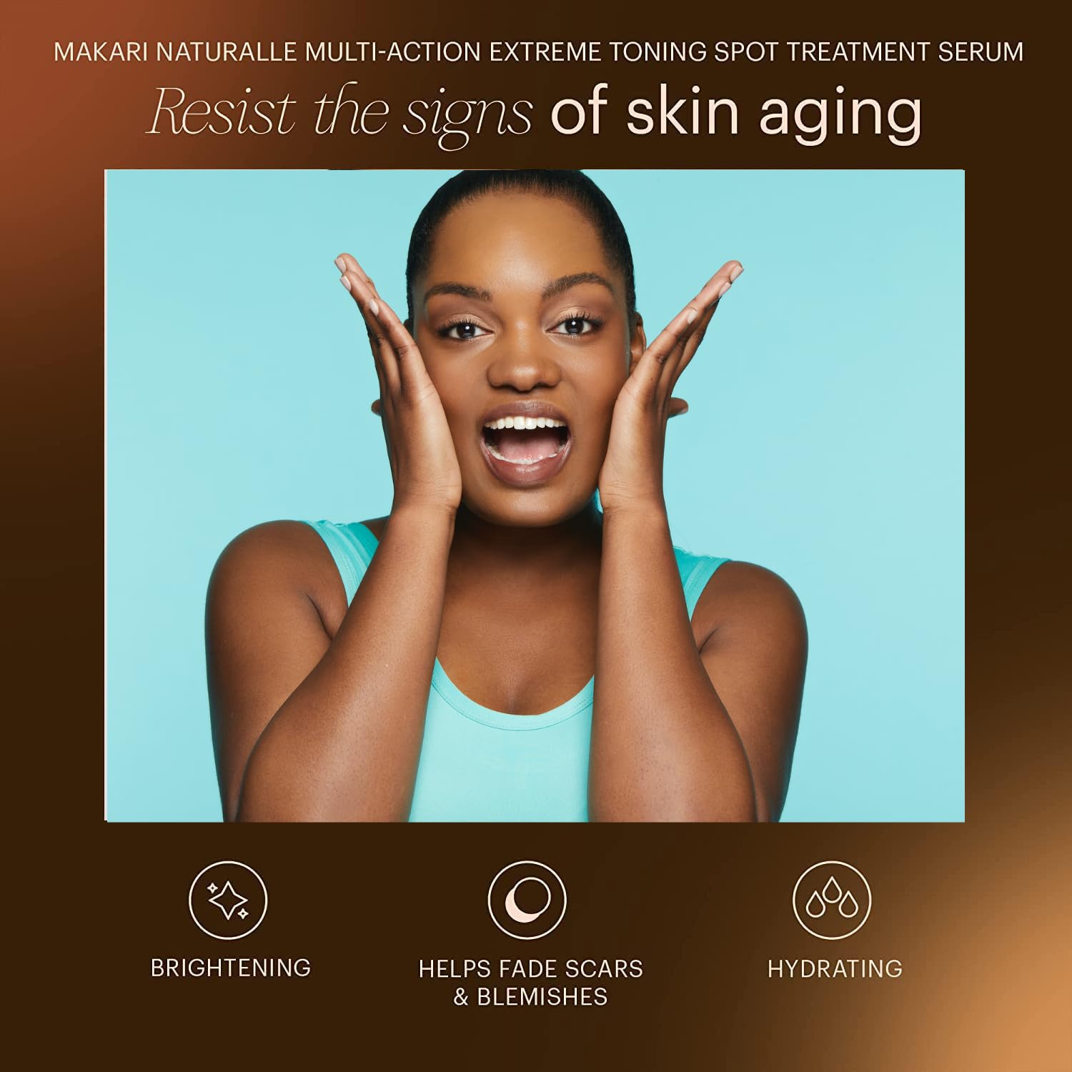 Makari Naturalle Multi-Action Extreme Skin Brightening Serum (1.7 oz) | Brightening Treatment for Dark Spots and Under Eye Circl