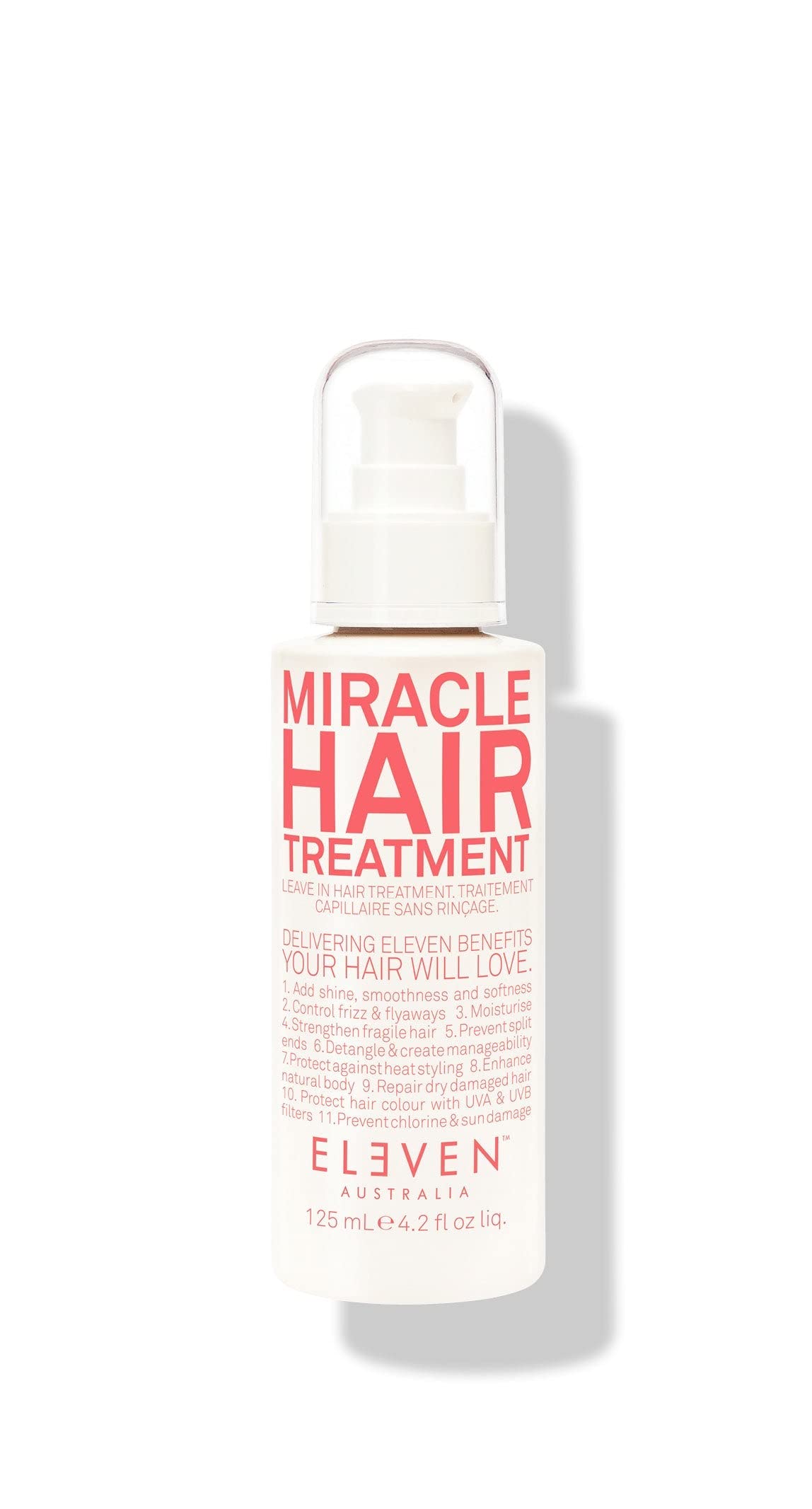 ELEVEN AUSTRALIA Miracle Hair Treatment Protect & Repair Hair Before Styling - 4.2 Fl Oz