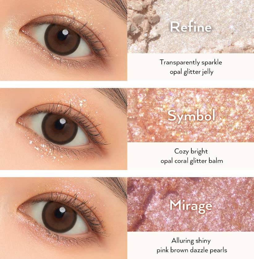 Unleashia Glitterpedia Eye Shadow Palette|Point Makeup Vegan|Korean Cosmetics|Daily|Matte|Glitter|Shimmer|Pearl|Daily|Party|Spar
