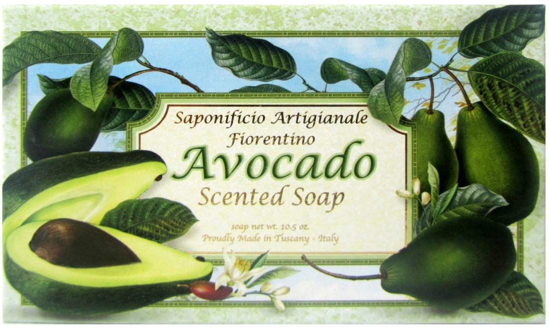 Saponificio Artigianale Fiorentino Avocado 10.5Oz. Italian Bath Soap Bar