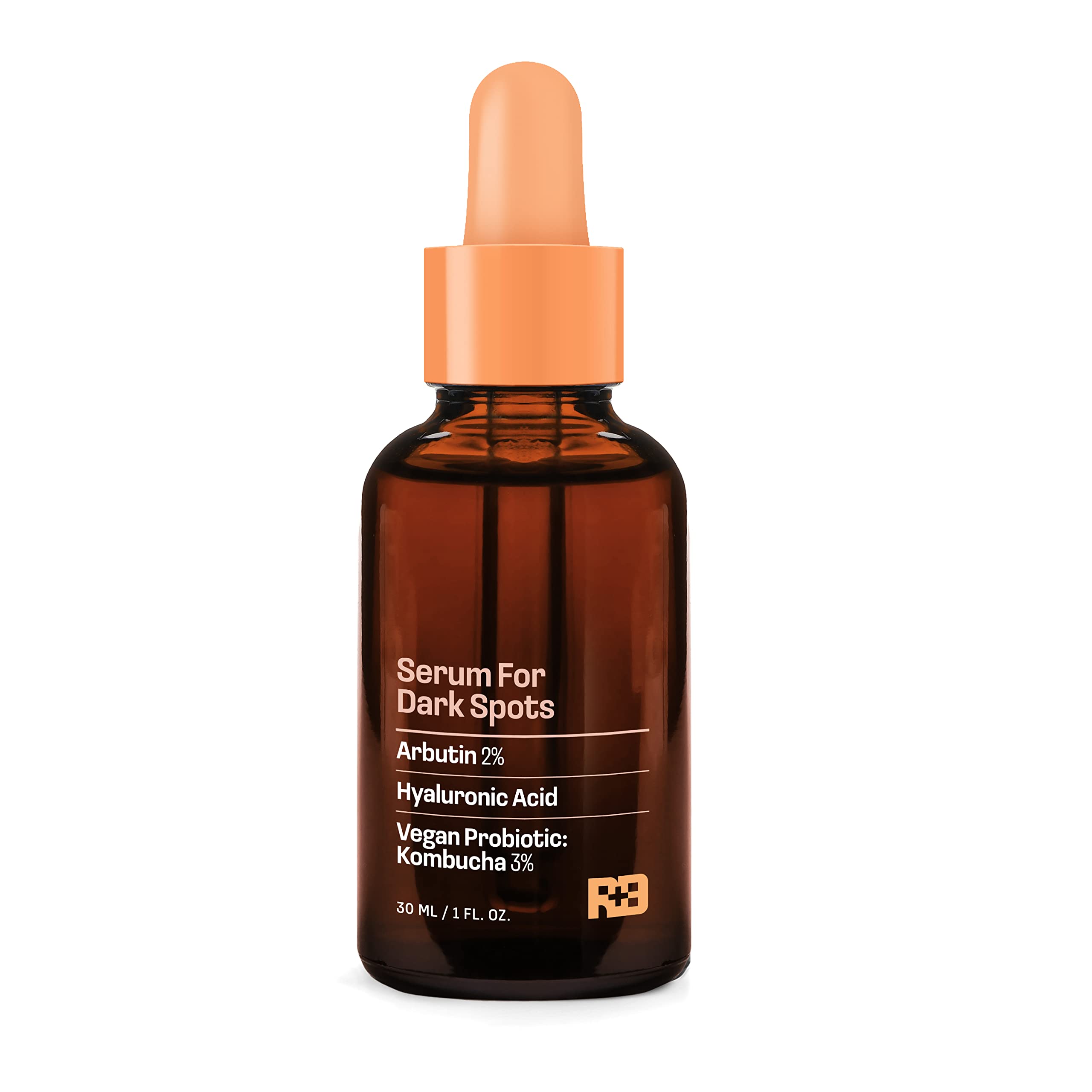 Real Basic Skin Serum for Dark Spots with Arbutin, Hyaluronic Acid & Vegan Probiotic Kombucha 1 oz. - Arbutin Serum and Hyaluron