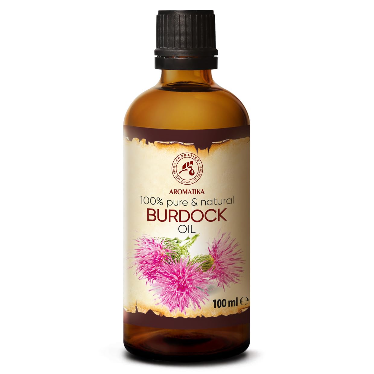 Burdock Root Oil 3.4 FL Oz - 100% Pure & Natural - Arctium Lappa for Hair & Scalp - Good benefits for Skin - Hair - Face - Body 