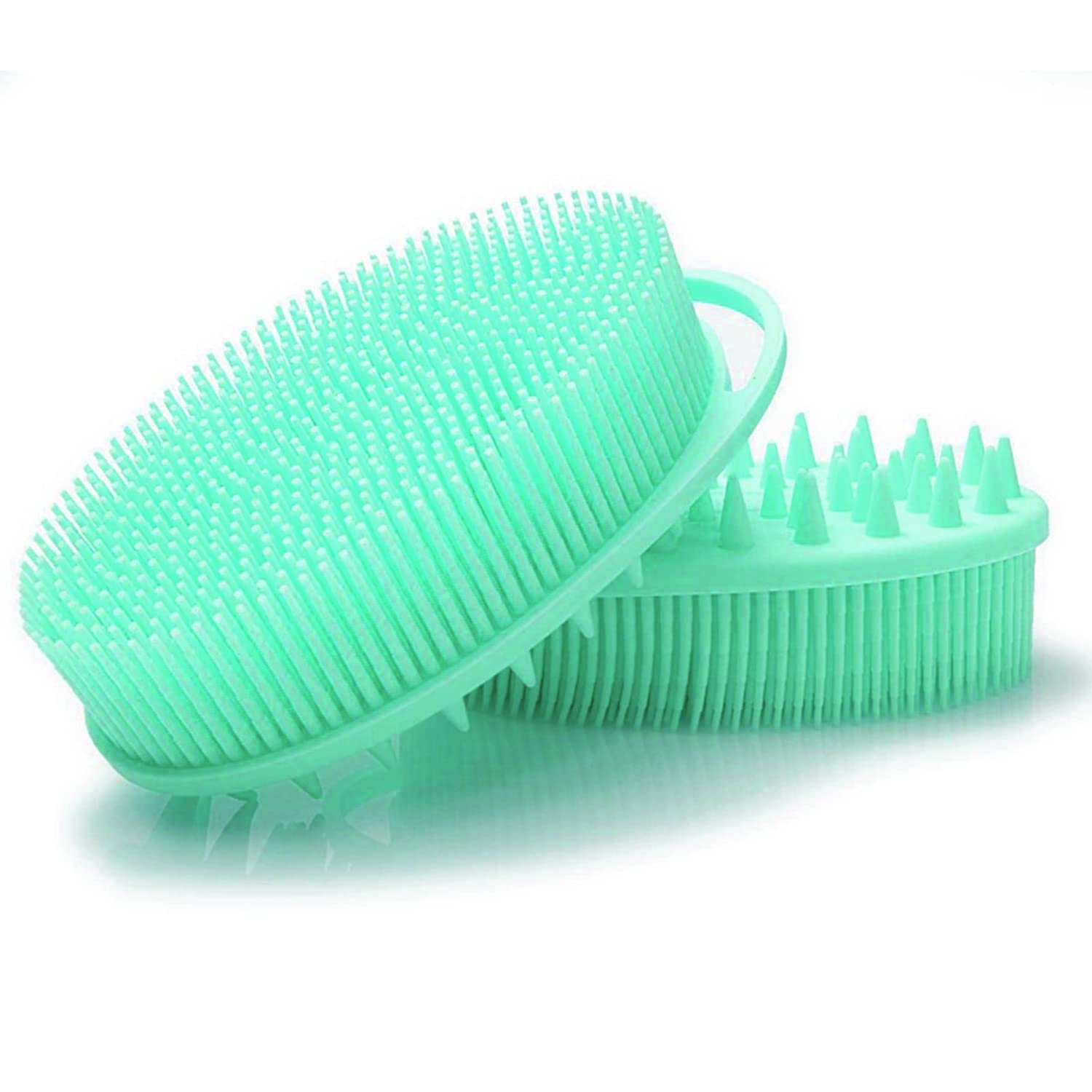 Silicone Body Brush, Exfoliating Body Scrubber, Silicone Body Scrubber Loofah, Silicone Bath Brush, Soft Exfoliating Body Bath S