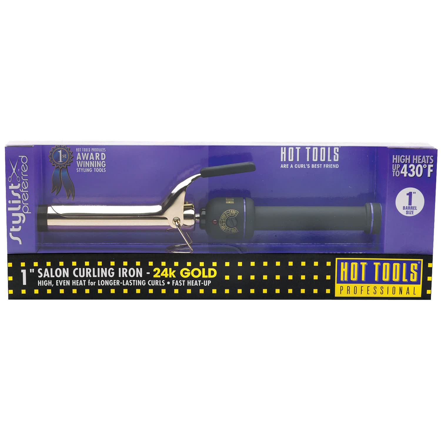 Hot Tools 1181 1 inch Professional Spring Curling Iron