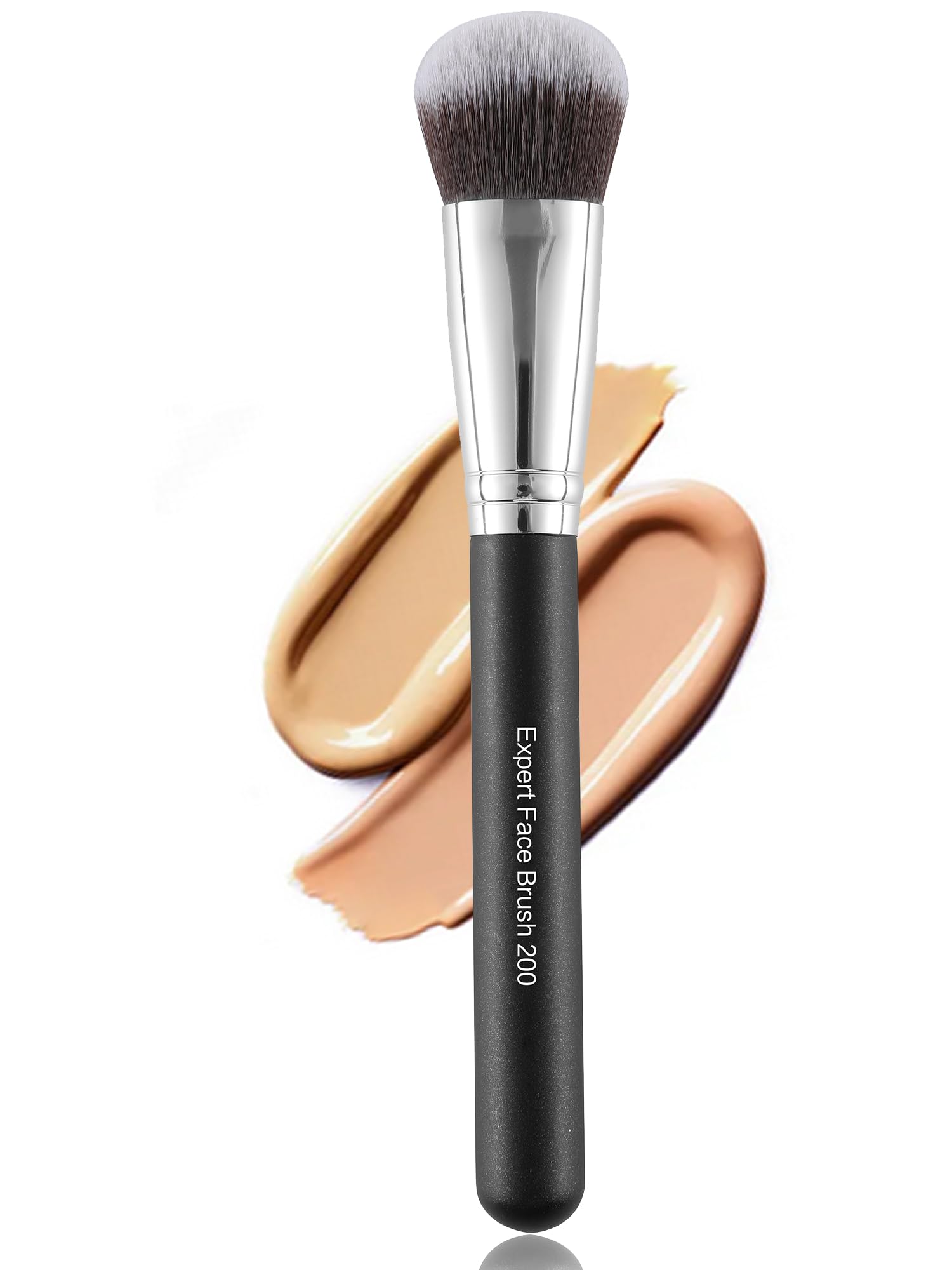 Energy Foundation Brush For Liquid Makeup Professional Vegan Makeup Brush For Foundation,Powder,Contour,Bronzer Blending Contour