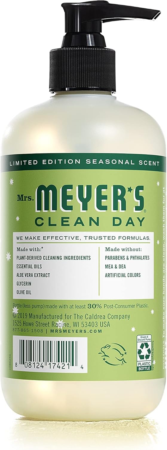 Mrs. Meyer's Clean Day Liquid Hand Soap Iowa Pine, 12.5 Fl Oz (Pack of 2)