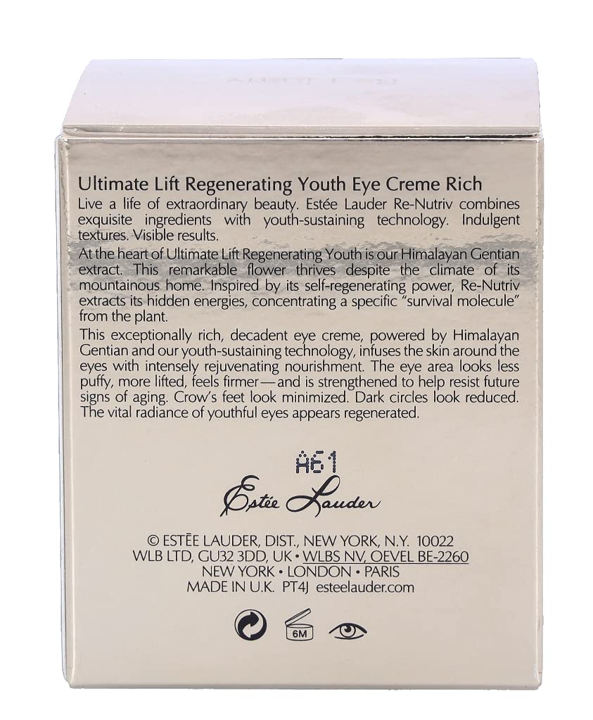 Estee Lauder Re-Nutriv Ultimate Lift Age-Correcting Eye 0.5-Ounce Creme
