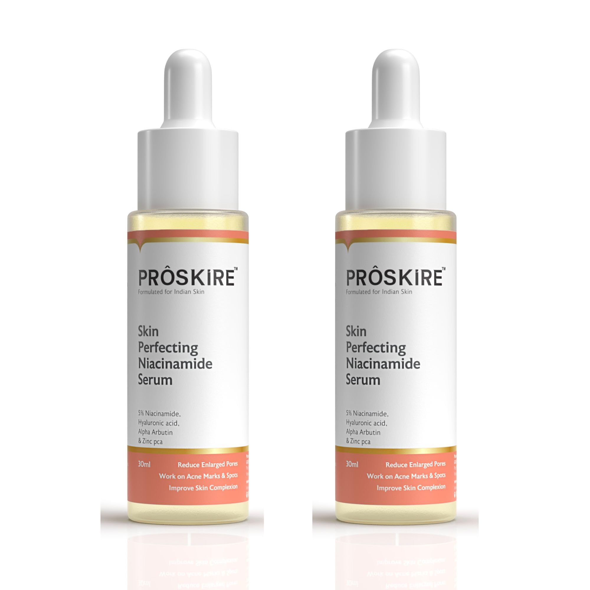 Proskire 5% Niacinamide Face Serum With Alpha Arbutin & Sodium Pca | Reduce Pores, Acne Marks & Oil  30Ml | All Skin Types  Pa